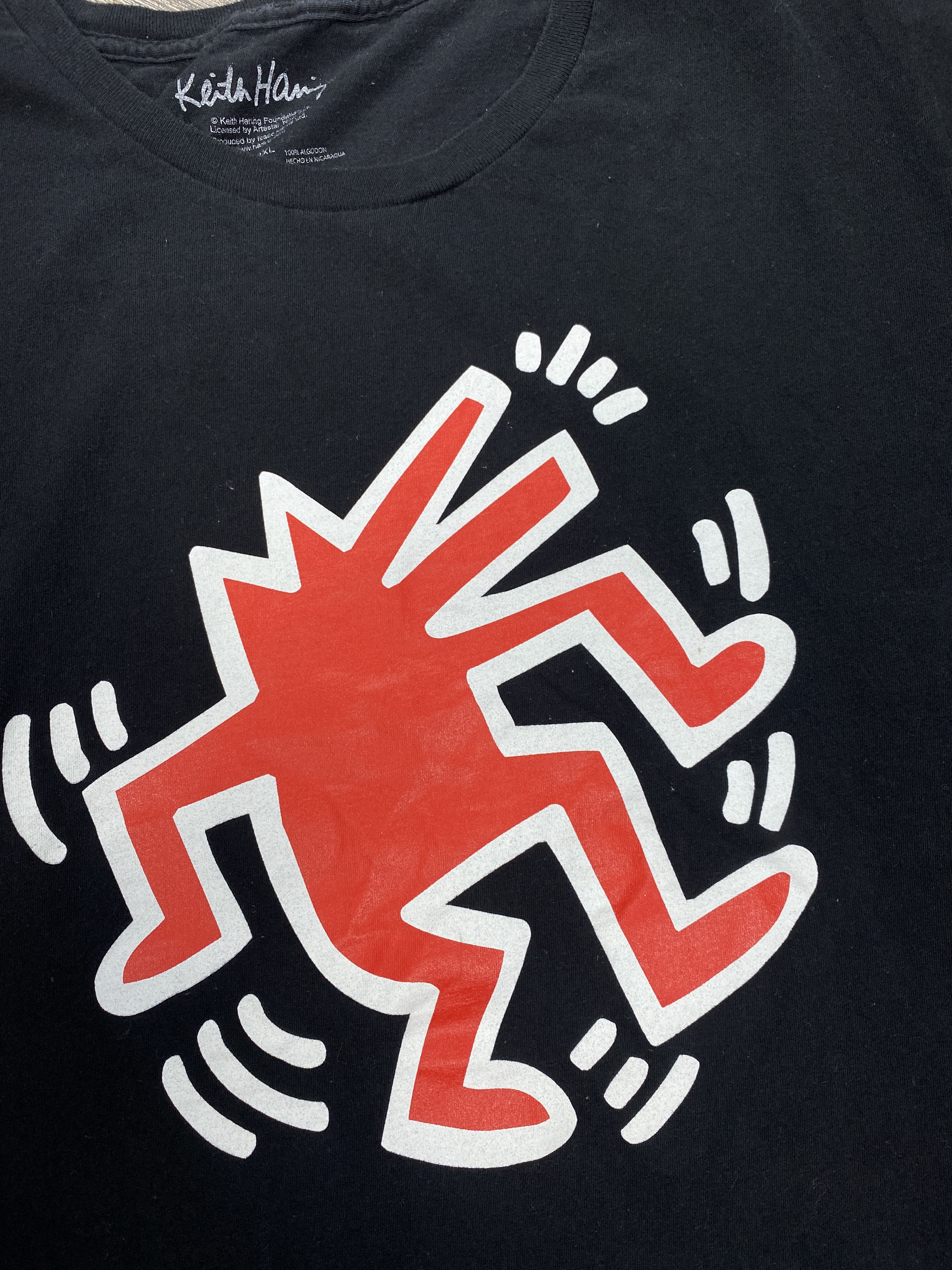 Keith Haring Keith Hans big logo grafic t-shirt Size US XXL / EU 58 / 5 - 3 Thumbnail