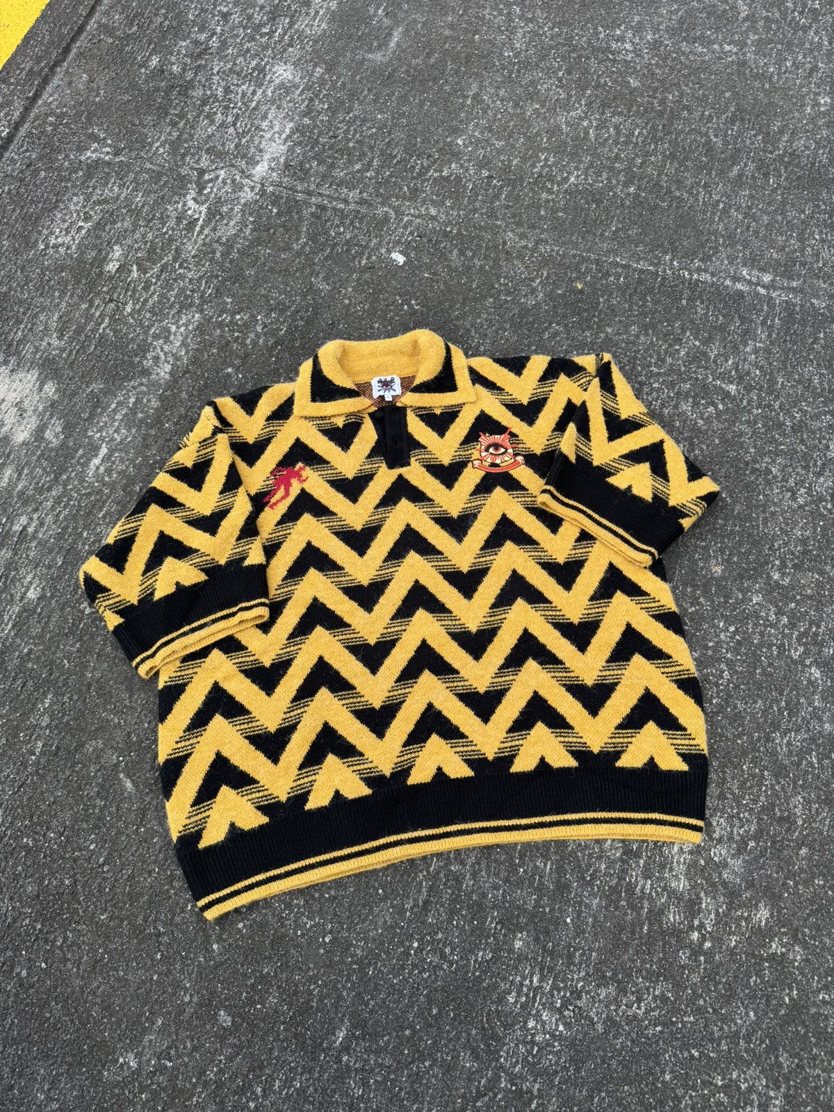 House of Errors House of Errors Knit Polo Shirt Size US XL / EU 56 / 4 - 1 Thumbnail
