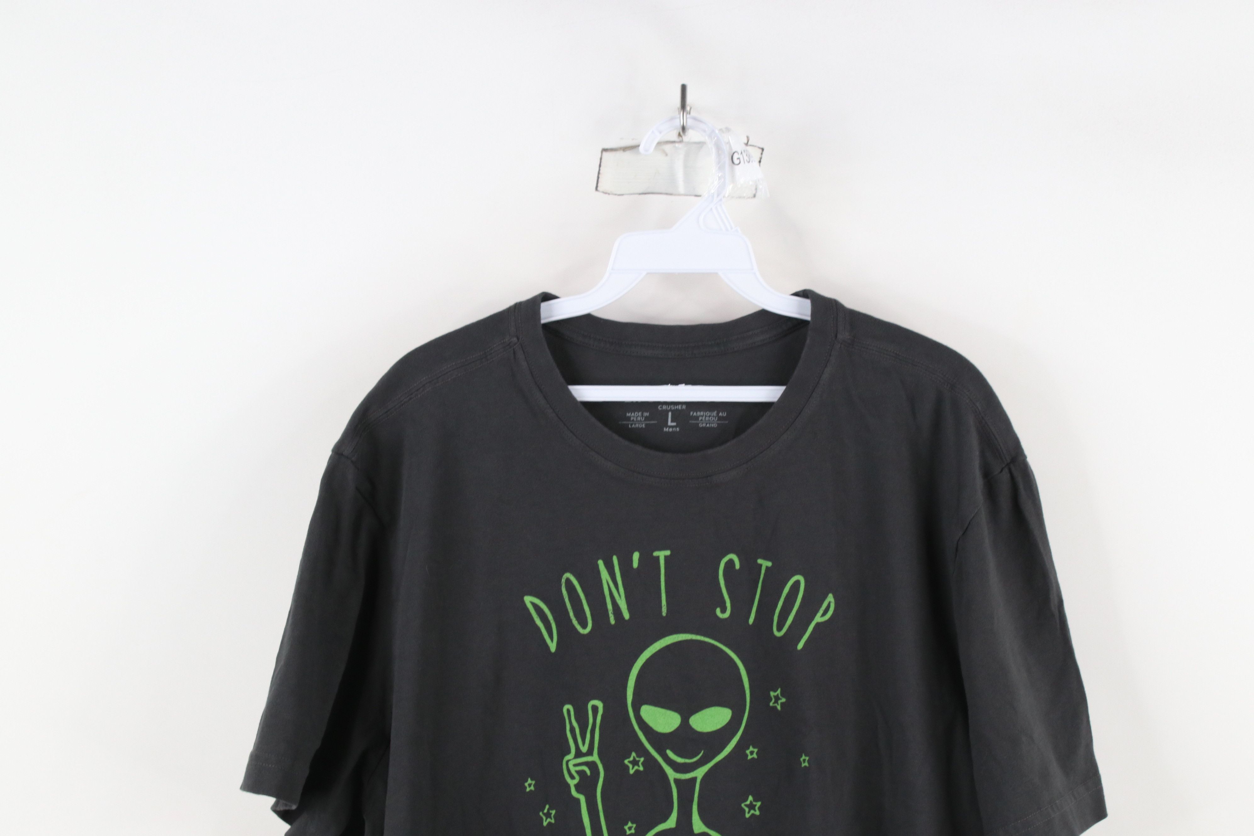 Life is Good × Vintage Life Is Good Spell Don't Stop Believing Alien Space T-Shirt Size US L / EU 52-54 / 3 - 2 Thumbnail