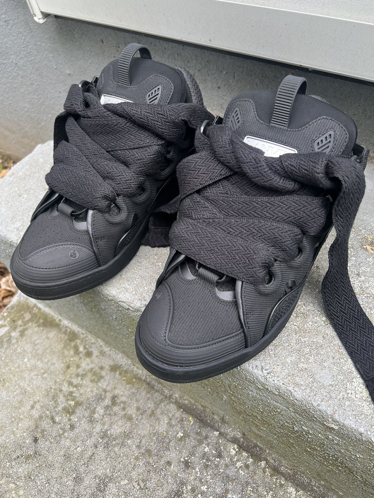 Lanvin Lanvin Curb Sneakers Black | Grailed display picture 1