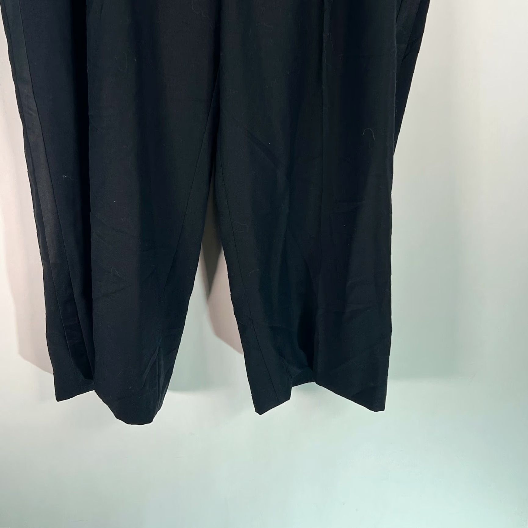 Vintage VINTAGE Daniel Gray Men's Dress Pants Formal Trousers Solid Wool Black Size 40 Size 40R - 6 Thumbnail