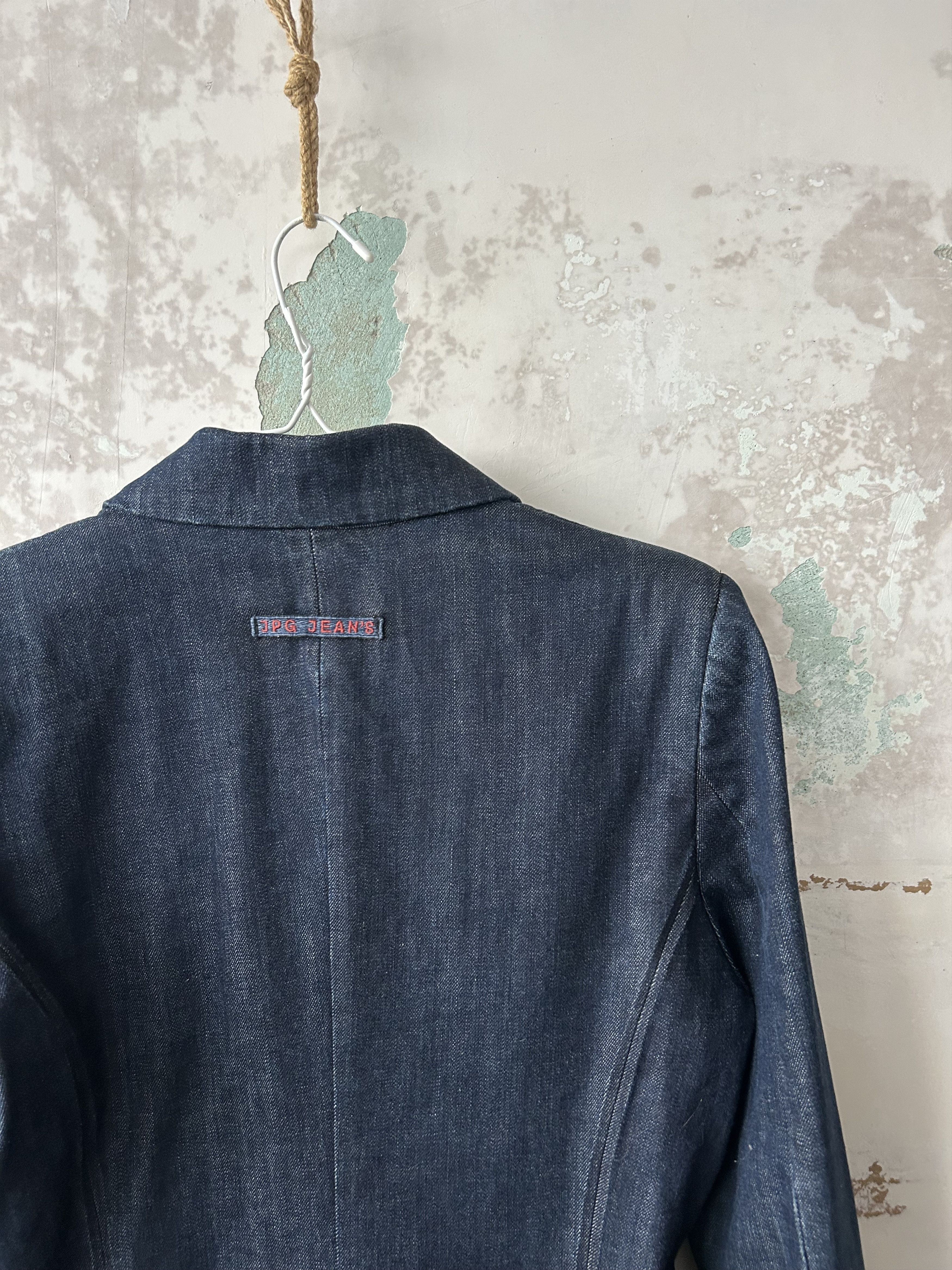 Jean Paul Gaultier Vintage Jean Paul Gaultier JPG Jeans Denim Blazer Size US10 Size M / US 6-8 / IT 42-44 - 9 Thumbnail