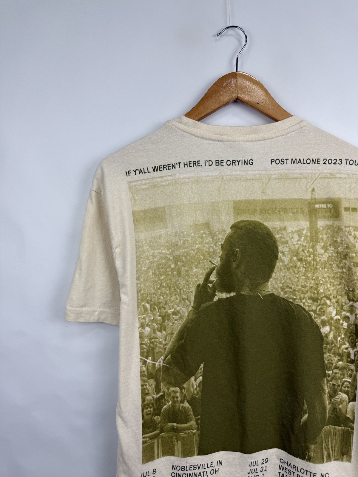 POST&CO 🇺🇸 Y2K Post Malone Austin Tour 2023 T-Shirt Rap Music Rare Size US M / EU 48-50 / 2 - 3 Thumbnail