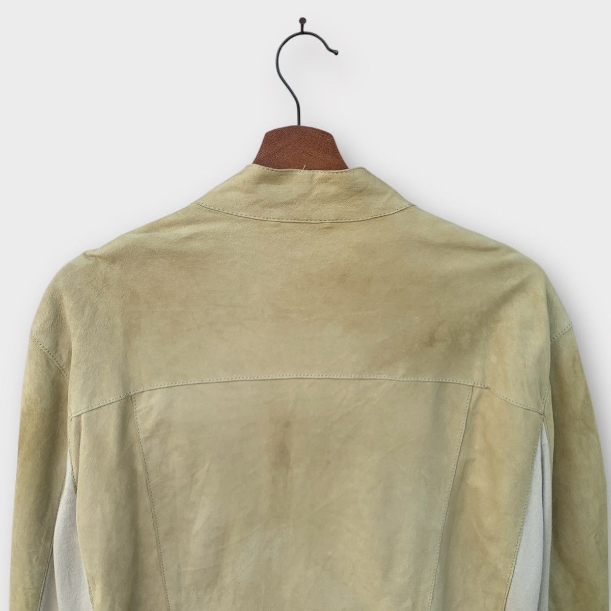 Emporio Armani SS2007 EMPORIO ARMANI BIKER SUEDE LEATHER JACKET Size US S / EU 44-46 / 1 - 6 Thumbnail