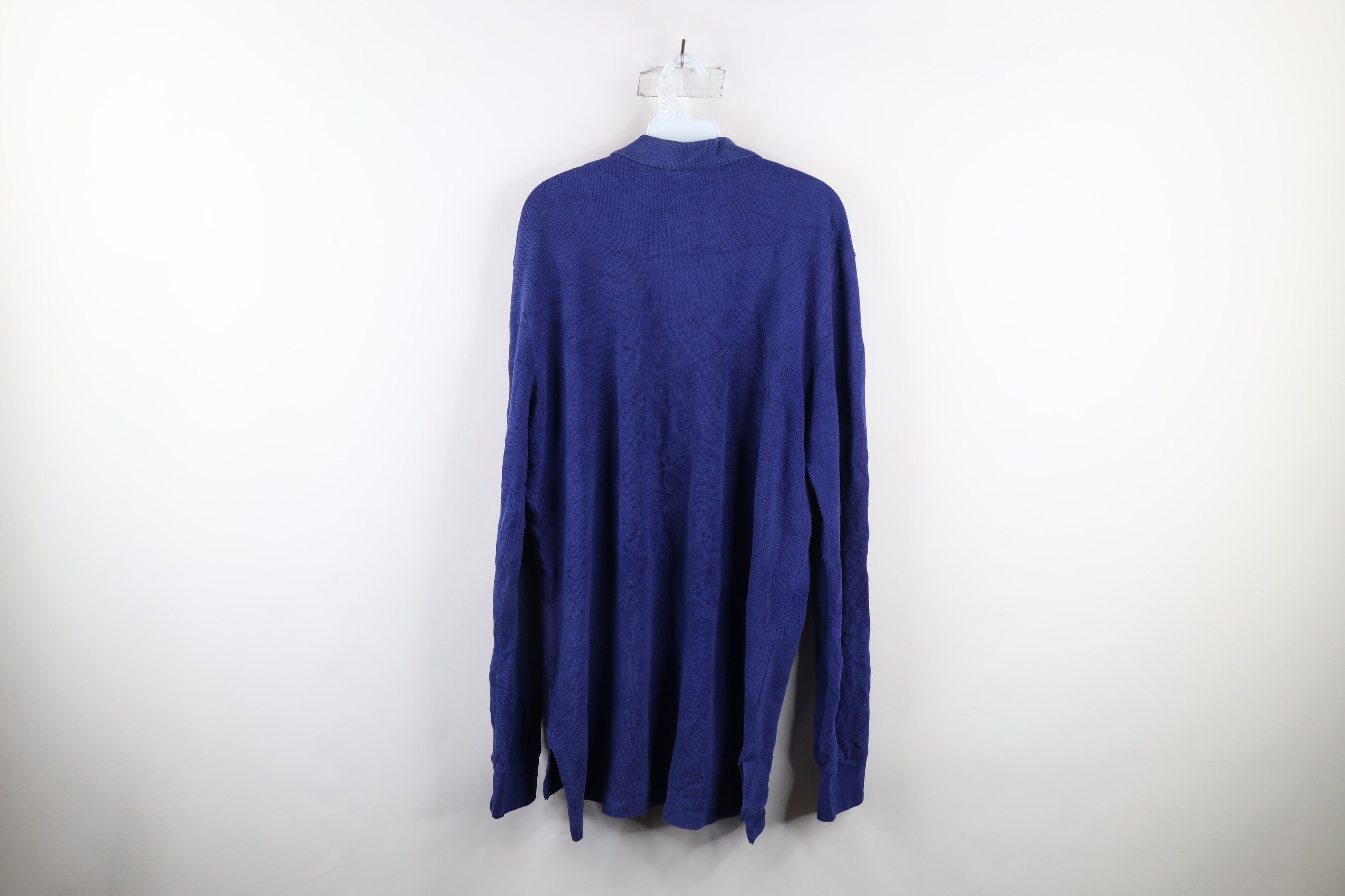 Ralph Lauren Vintage 90s Ralph Lauren Block Thermal Waffle Knit Polo Size US XL / EU 56 / 4 - 12 Thumbnail