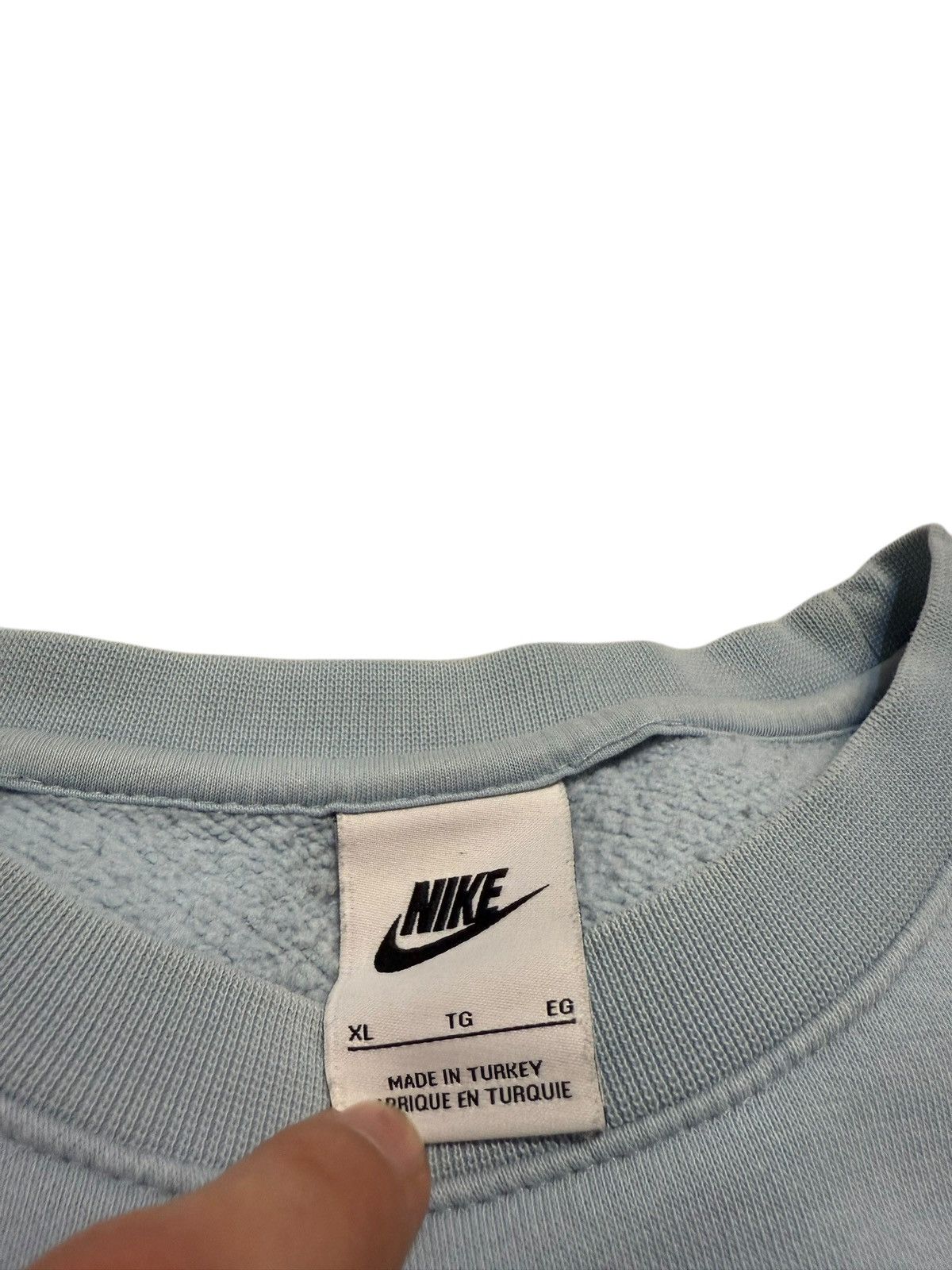 Nike × Vintage Nike Crewneck Sweatshirt y2k swoosh logo basic swoosh Size US XL / EU 56 / 4 - 2 Thumbnail