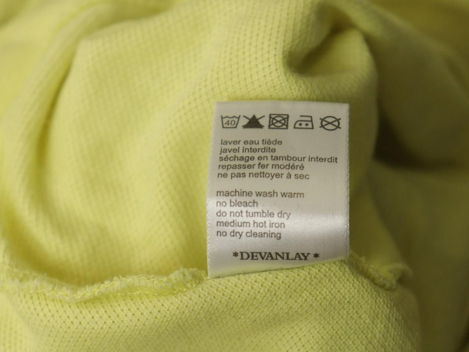 Lacoste Lacoste Yellow 100% Cotton Popover Polo Shirt Size 5 Size US M / EU 48-50 / 2 - 11 Thumbnail