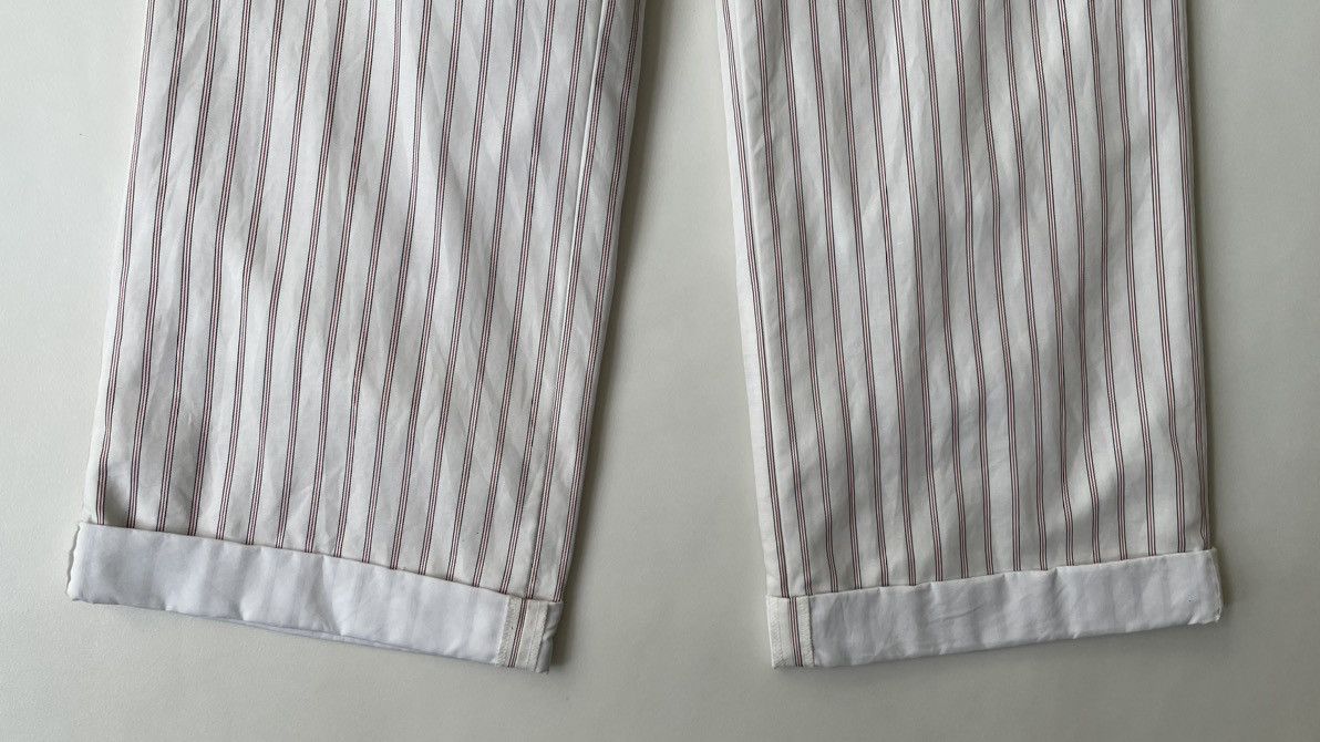 Comme des Garcons S/S 08 Cropped Striped Leg Utility Trousers Size US 32 / EU 48 - 10 Thumbnail