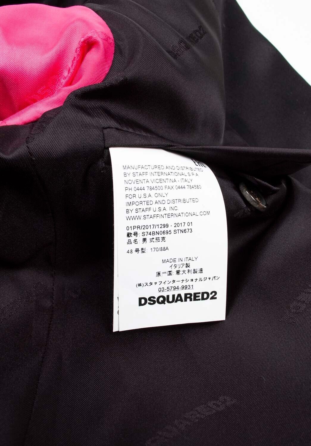 Dsquared2 Dsquared2 Men Jacket Sequin Blazer Size ITA48/Medium Size US M / EU 48-50 / 2 - 7 Thumbnail