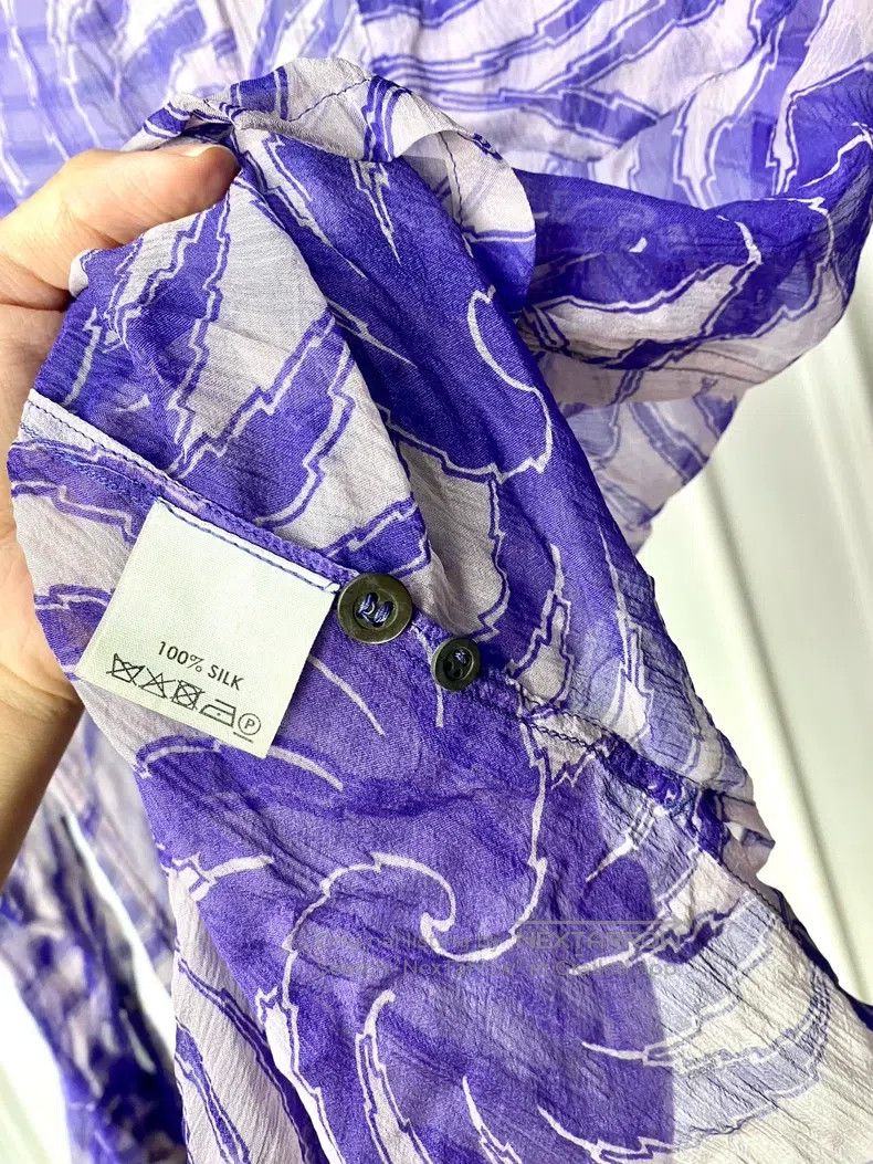 Dries Van Noten Dries Van Noten size:36 Silk Shirt Size S / US 4 / IT 40 - 3 Thumbnail
