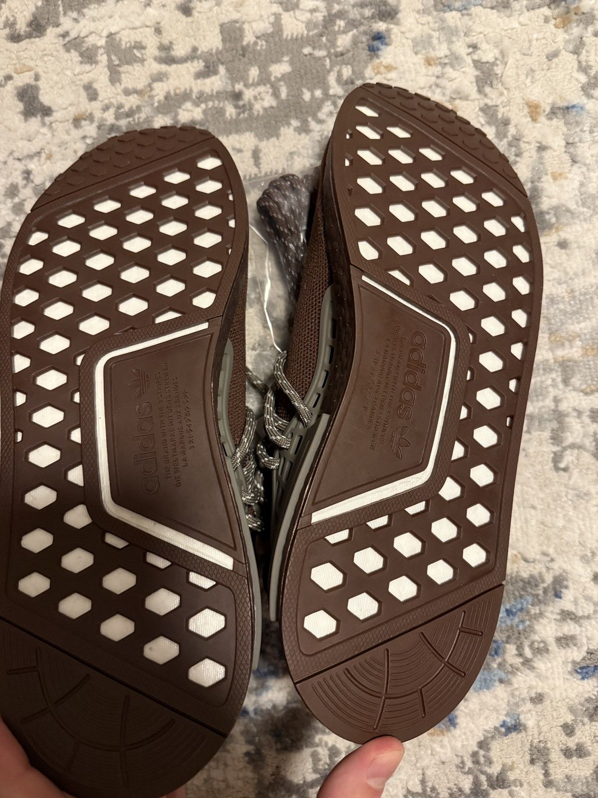 Adidas × Pharrell Adidas NMD Hu Pharrell Chocolate Size US 11 / EU 44 - 5 Thumbnail