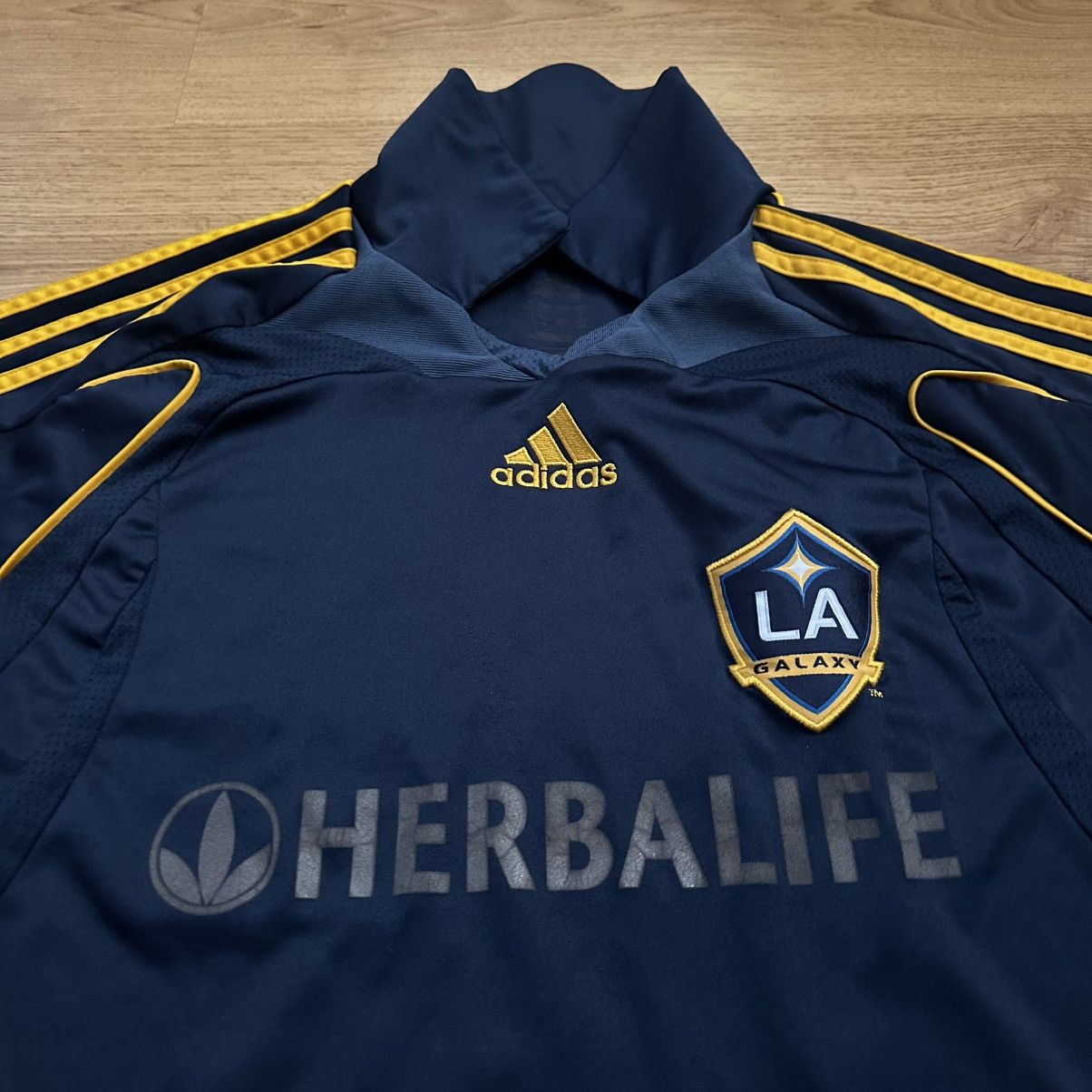 Adidas Beckham Vintage LA Galaxy 08-07 Adidas Away Jersey Size US M / EU 48-50 / 2 - 2 Thumbnail