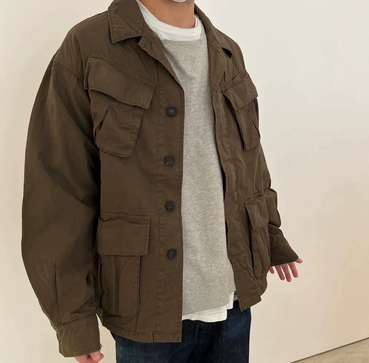 Visvim Visvim Mud-dyed Washed Four-Pocket Jacket Size US M / EU 48-50 / 2 - 7 Thumbnail