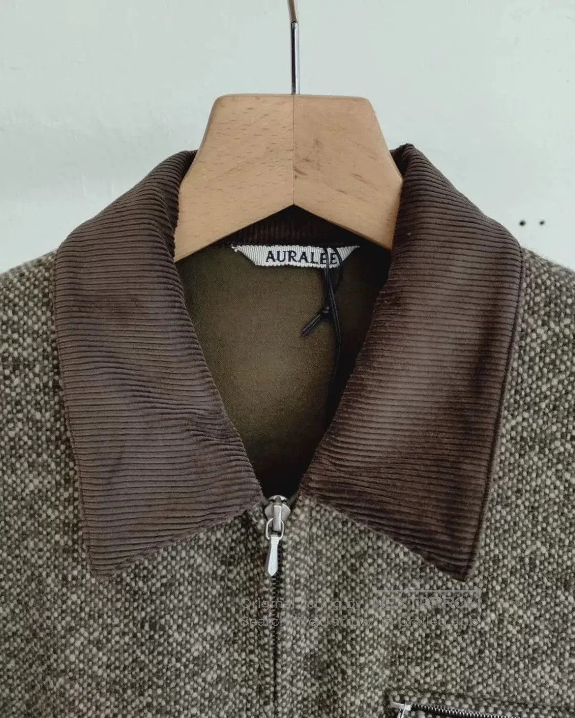 Auralee aurallee homespun tweed zip blouson jacket. Size US M / EU 48-50 / 2 - 2 Thumbnail
