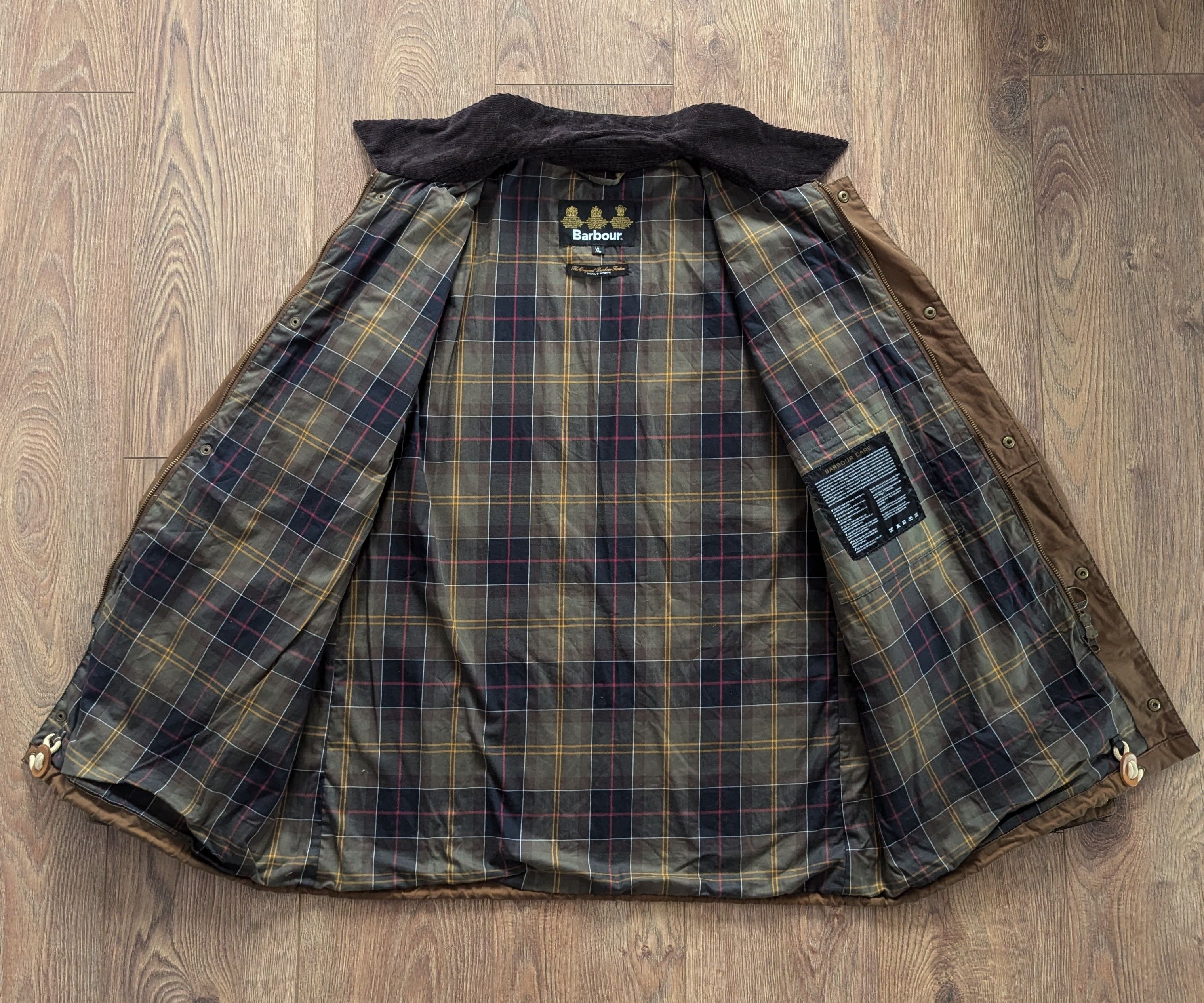 Barbour Barbour Lowland Wax Men's Jacket Brown Size XL Waxed Cotton Size US XL / EU 56 / 4 - 14 Thumbnail