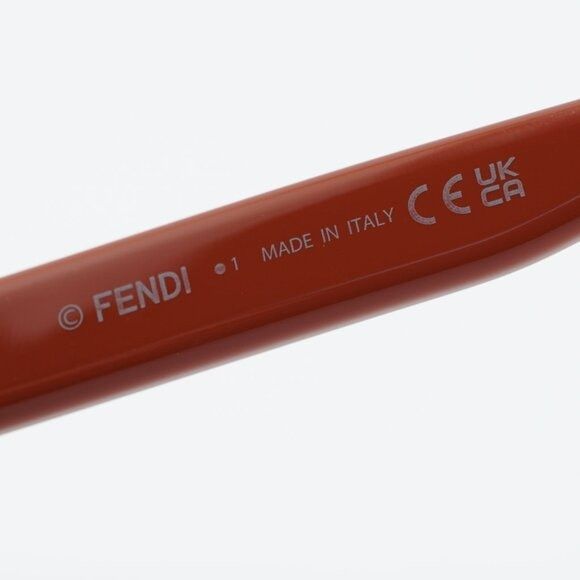 Fendi Fendi FE40175F 66F Sunglasses Red Butterfly Frame Size ONE SIZE - 5 Thumbnail