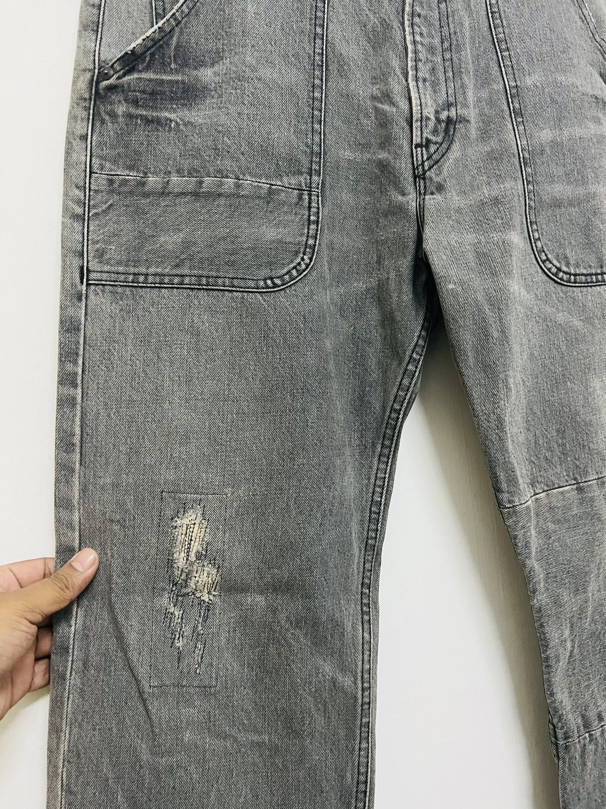 Hysteric Glamour × Japanese Brand Vintage Japanese Brand Patchwork Selvedge Denim Size US 33 - 7 Thumbnail