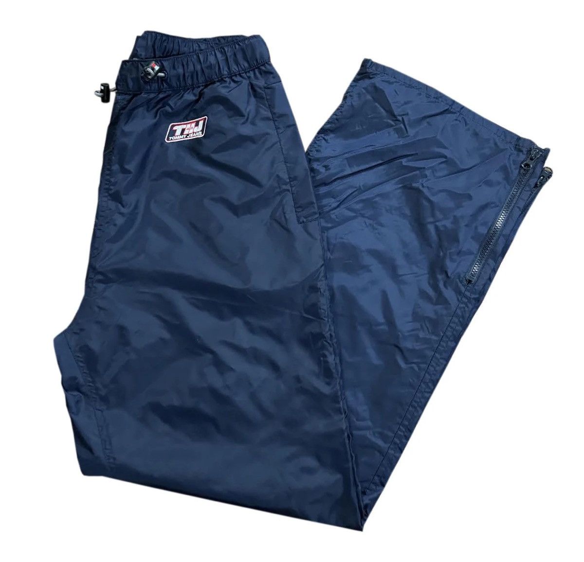 Tommy Hilfiger Vintage Tommy Jeans Navy Windbreaker Pants (Size S) Size US 30 / EU 46 - 1 Thumbnail