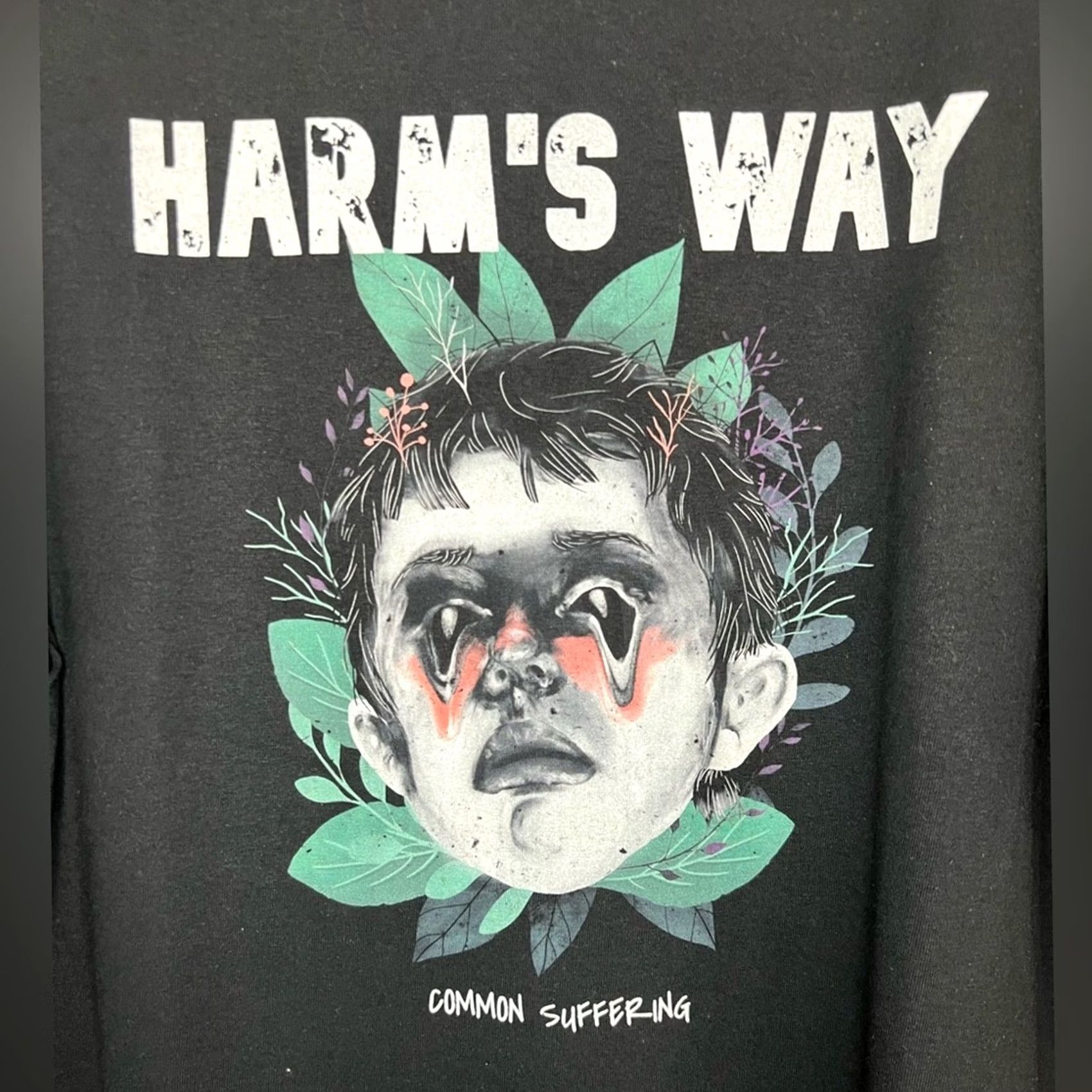 Vintage HARM’S WAY COMMON SUFFERING HARDCORE BAND CONCERT TEE SHIRT XL Men Black NWOT Size US XL / EU 56 / 4 - 2 Thumbnail