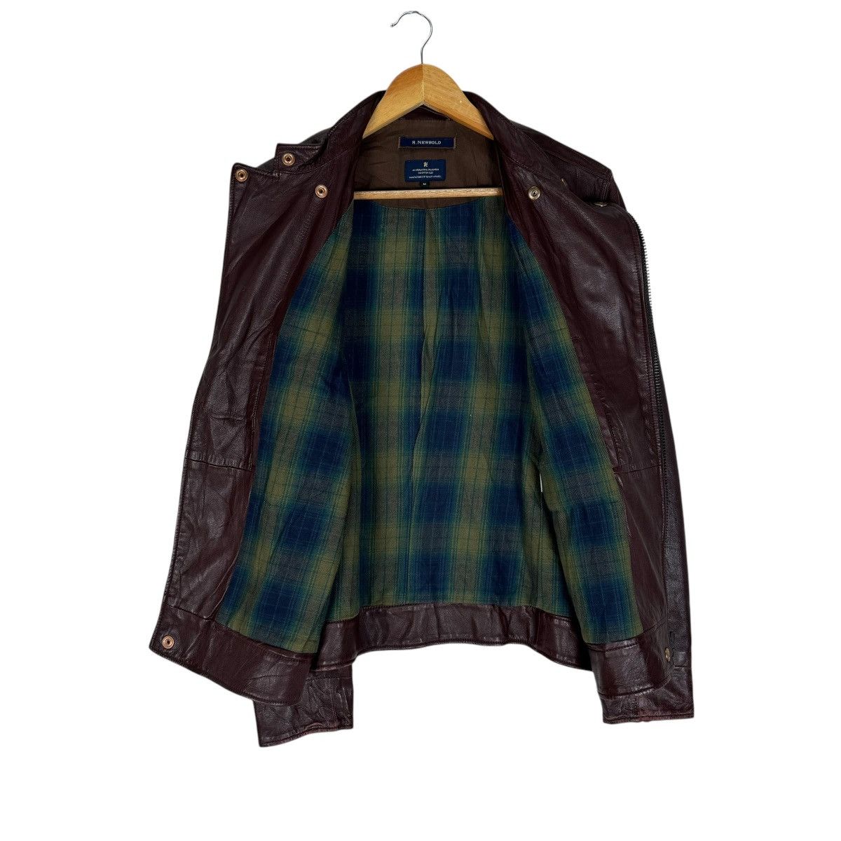 Paul Smith 🔥R NEWBOLD PAUL SMITH SHEEP LEATHER BIKERS JACKET Size US M / EU 48-50 / 2 - 8 Thumbnail