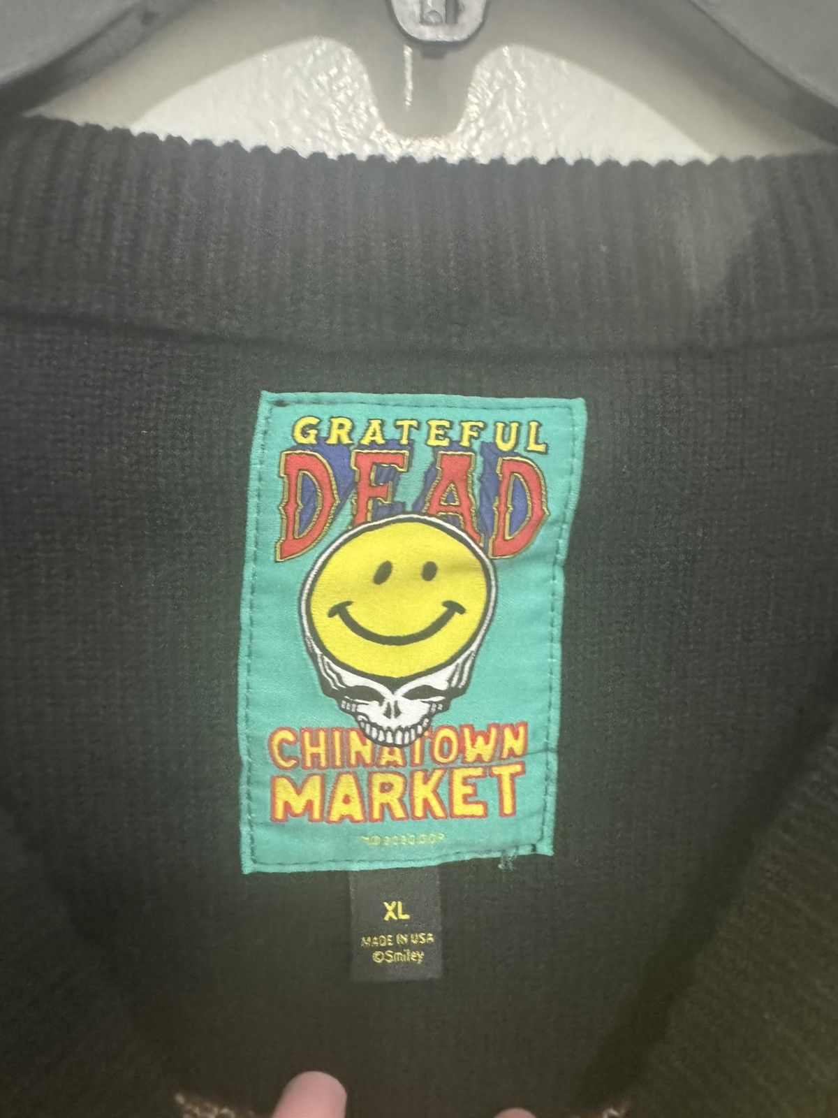 Grateful Dead Chinatown Market Grateful Dead Knit Smiley Stealie Sweater size unisex XL Size US XL / EU 56 / 4 - 5 Thumbnail