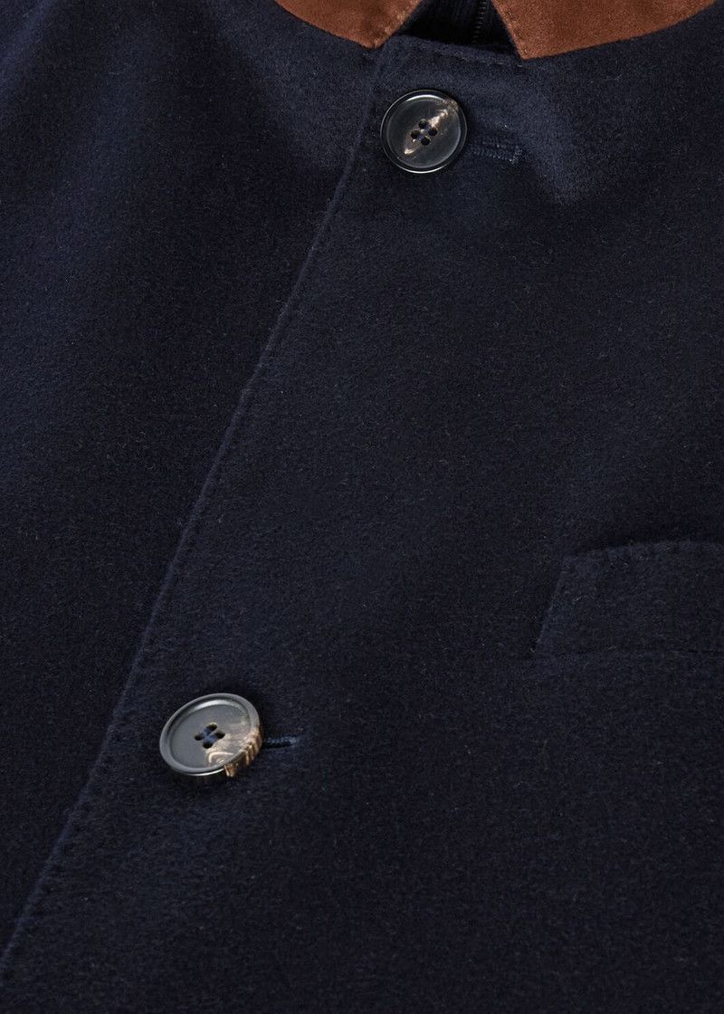Loro Piana o1w1db10226 FAN1955 Martingala Coat in Navy Blue Size US M / EU 48-50 / 2 - 7 Thumbnail