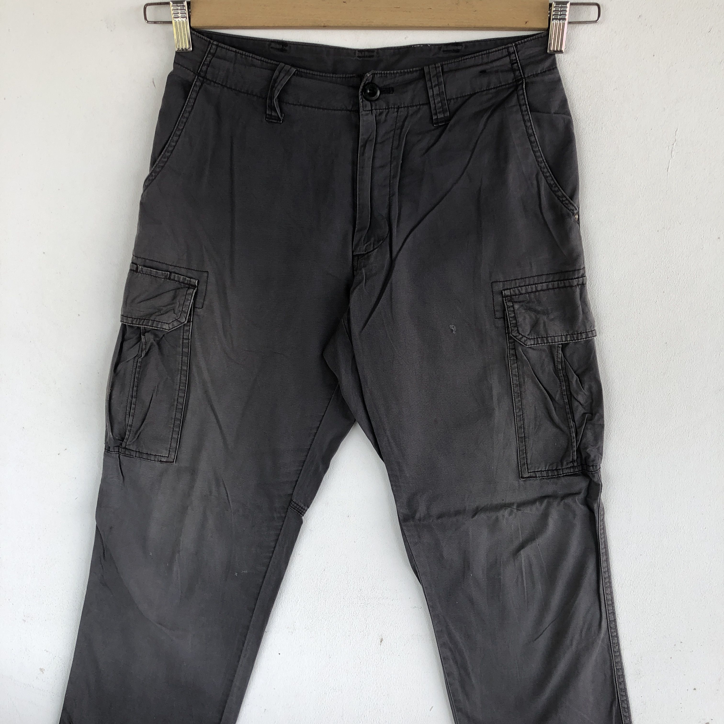 Japanese Brand Vintage Japanese Cargo Pants Multi Pocket Fatigue Trousers Size US 30 / EU 46 - 3 Thumbnail