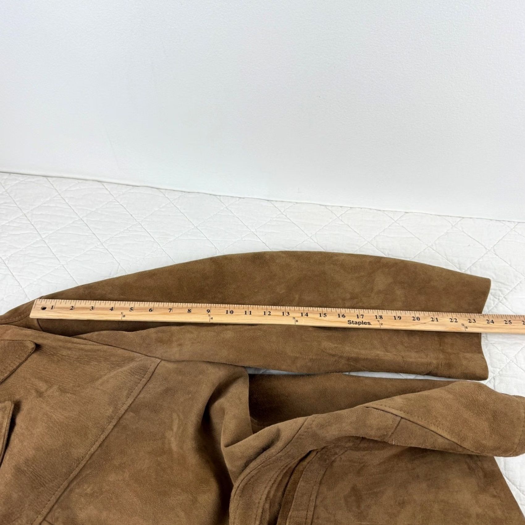 Vintage VINTAGE Brown Suede Leather Western Safari Jacket 70s Amalgamated Union Made L Size US L / EU 52-54 / 3 - 5 Thumbnail