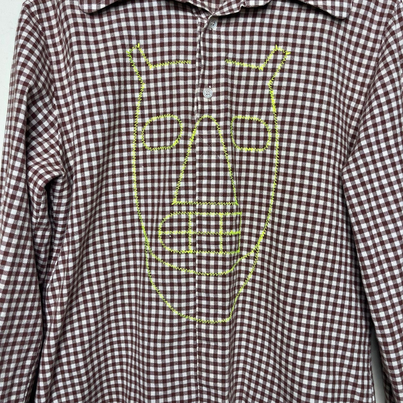 Walter Van Beirendonck Walter Van Beirendonck 2003/04's Pixidust checked shirt sz L Size US L / EU 52-54 / 3 - 2 Thumbnail