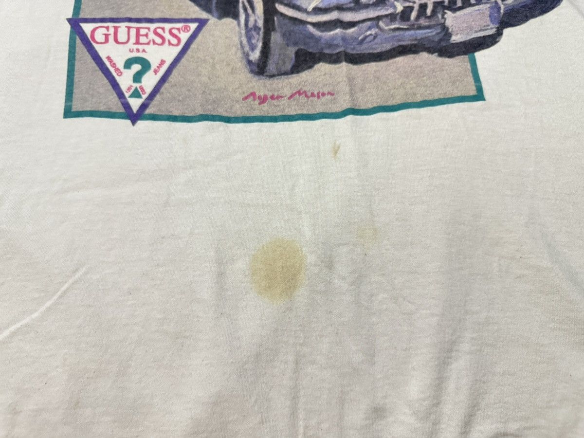 Guess × Vintage Vintage 90s Guess Corvette Roger Mason T Shirt Size US L / EU 52-54 / 3 - 3 Thumbnail