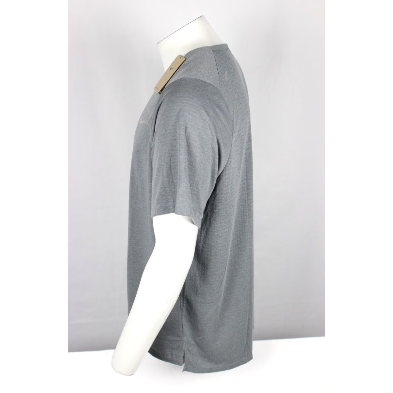 Nike Nike Dri Fit Running Short Sleeve T Shirt XXL Gray Nike IM2056 084 0 Size US XXL / EU 58 / 5 - 2 Thumbnail