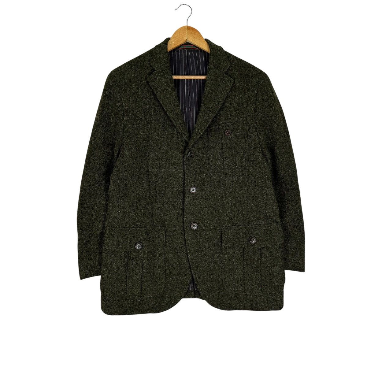 Harris Tweed 🌟HARRIS TWEED PURE WOOL BLAZER COAT Size US M / EU 48-50 / 2 - 1 Thumbnail