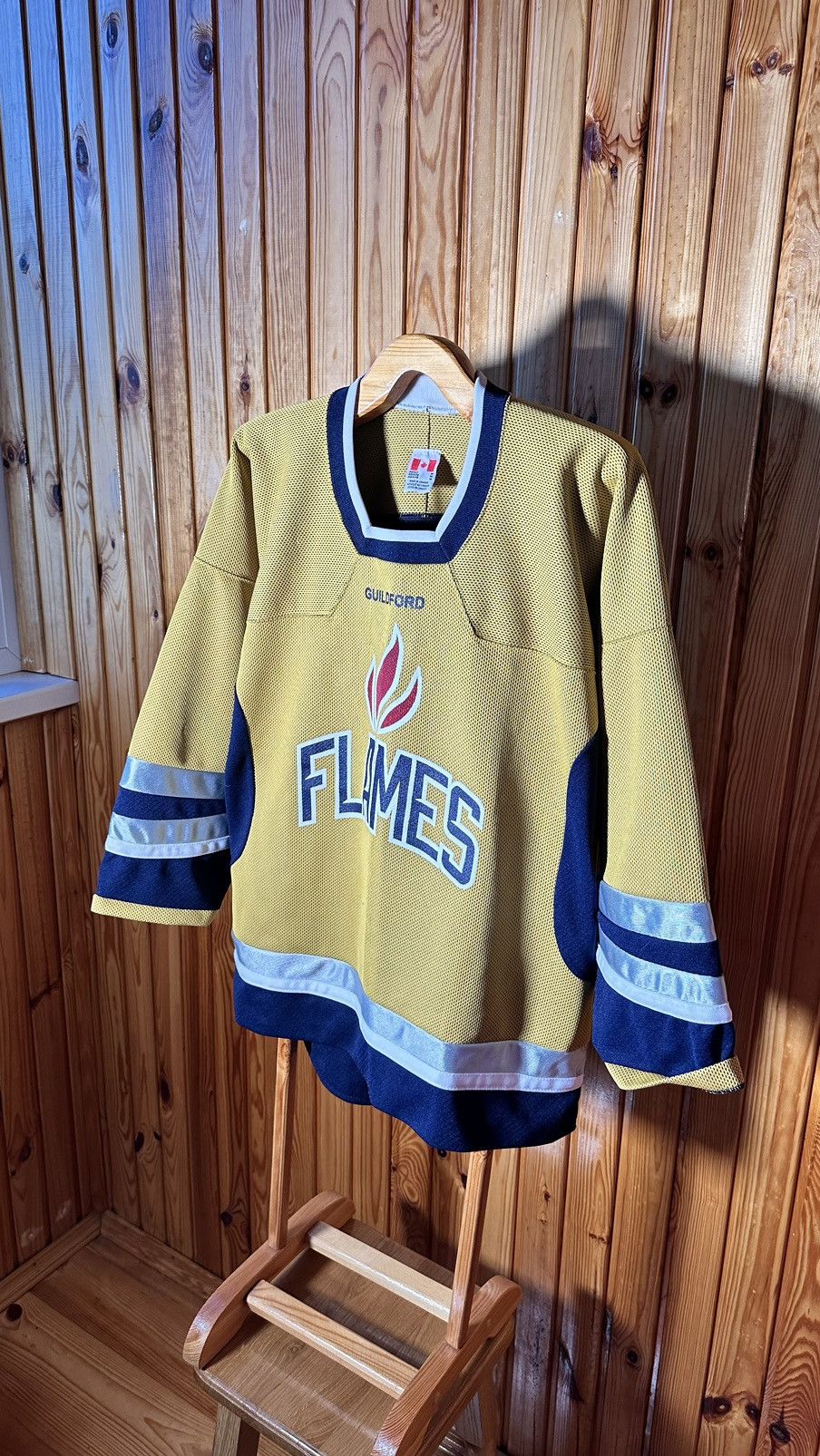 MLB × NHL Guildford Flames EIHL Hockey Jersey Size US M / EU 48-50 / 2 - 4 Thumbnail