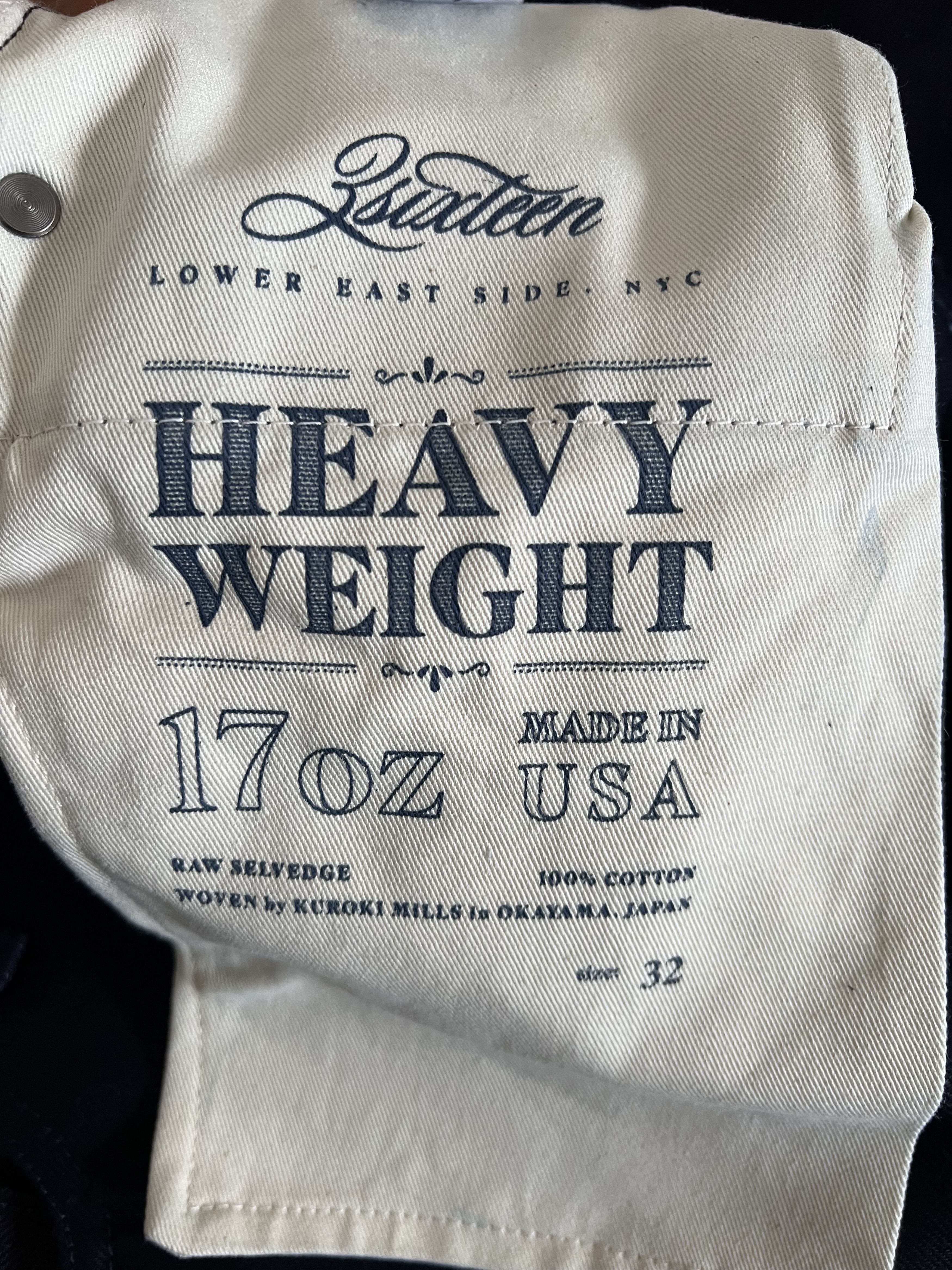 3sixteen NEW 3sixteen men’s ST-121x shadow selvedge raw denim 17oz Size US 32 / EU 48 - 6 Thumbnail