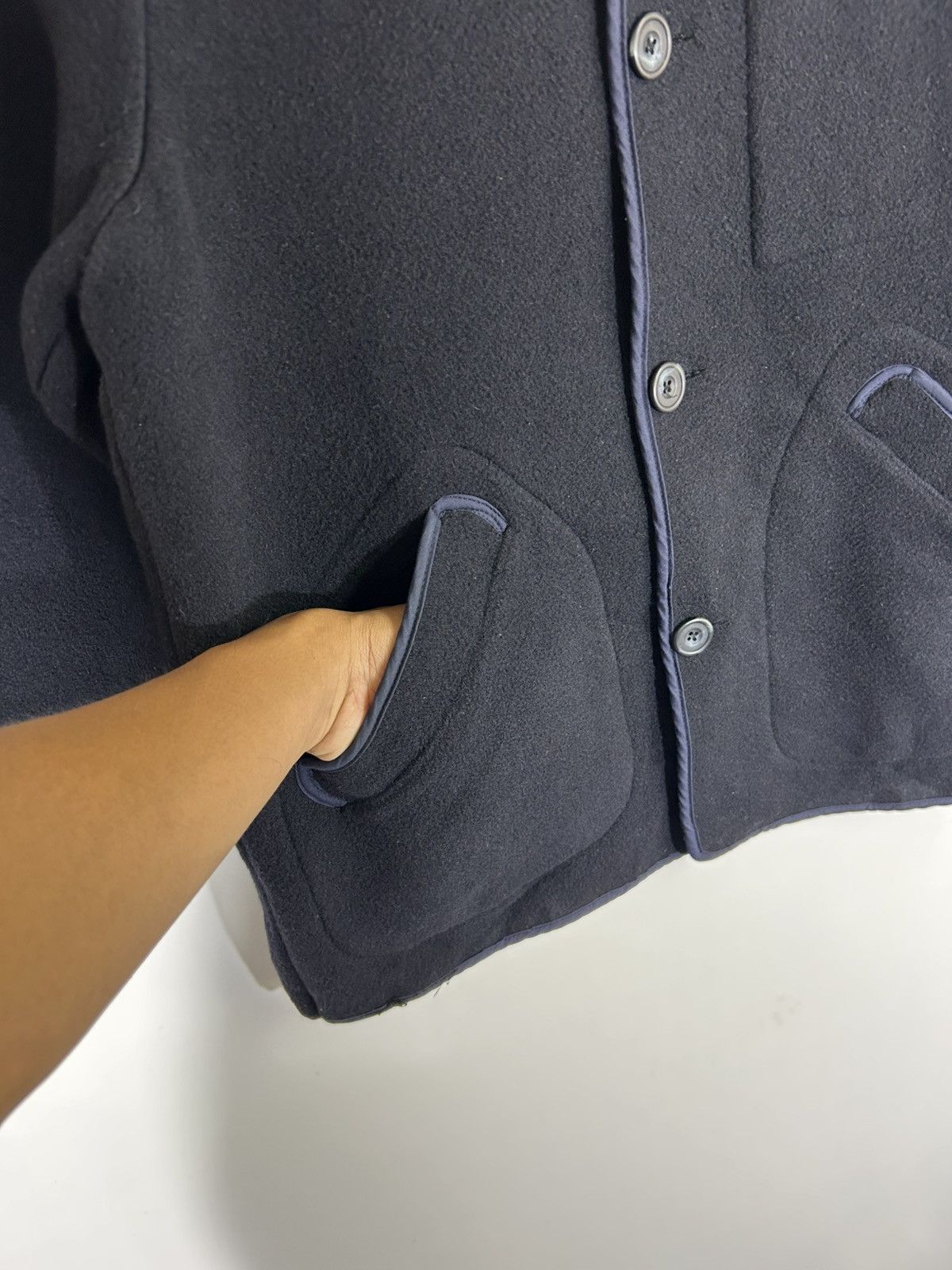 SHIPS 🔥SHIPS Dark Blue Button Shirt Jacket Size US S / EU 44-46 / 1 - 6 Thumbnail