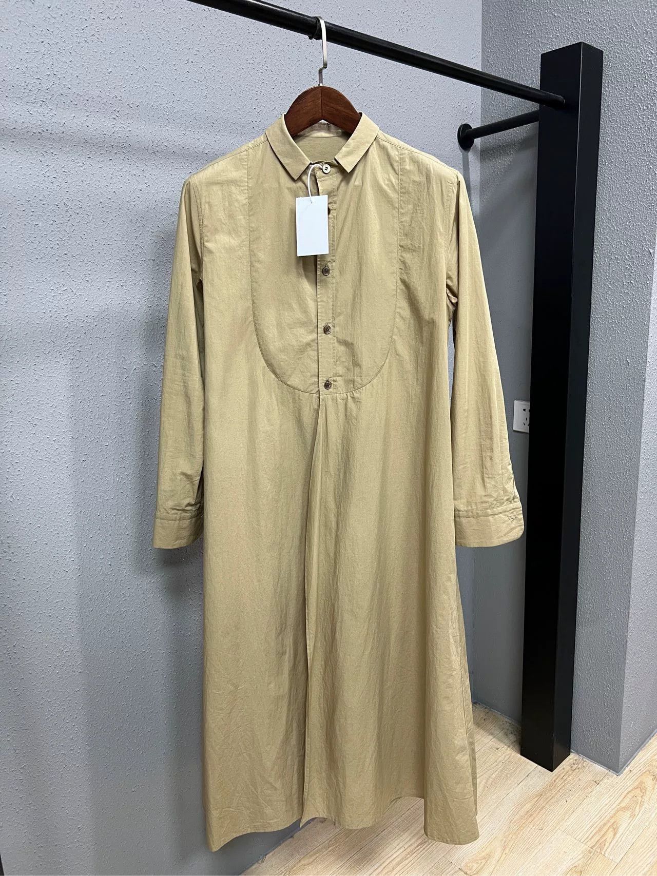 Yohji Yamamoto Yohji Yamamoto Line Long Shirt Dress Size M / US 6-8 / IT 42-44 - 1 Thumbnail