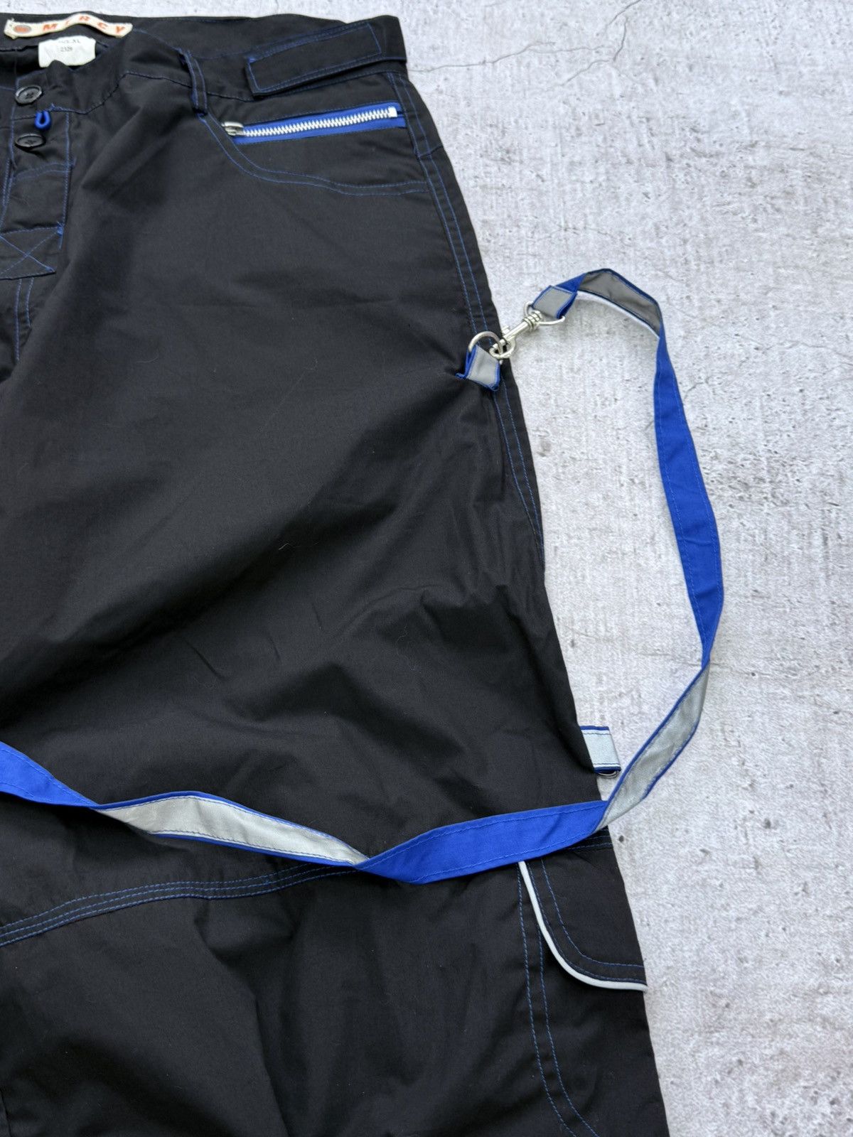 Japanese Brand Vintage Y2K Mercy Balenciaga Style Rave Bondage Baggy Pants Size US 36 / EU 52 - 10 Thumbnail
