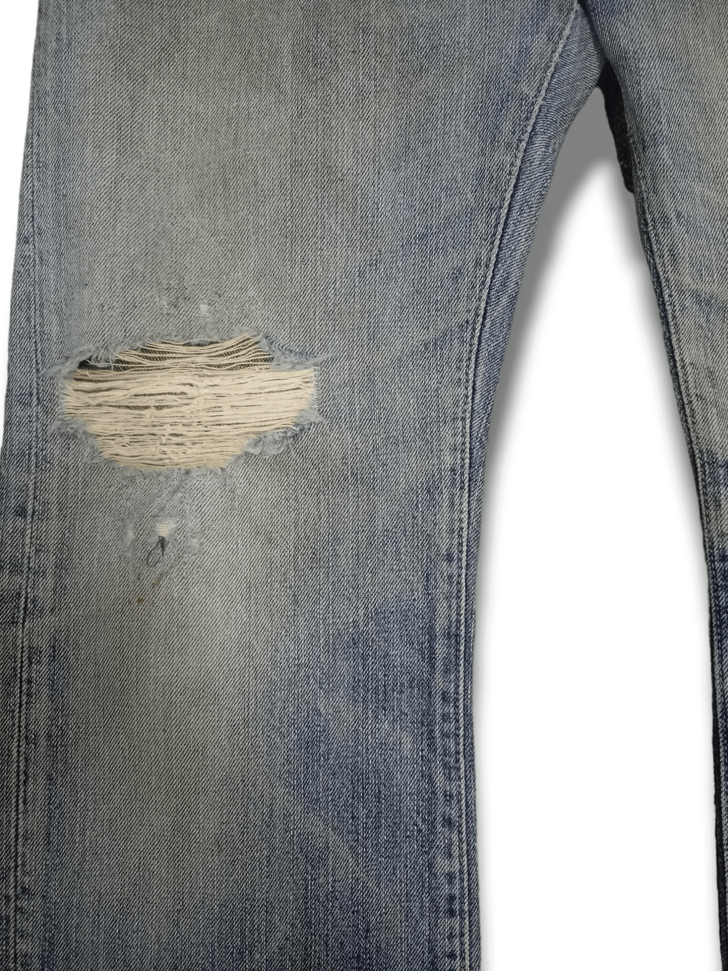 Japanese Brand Vintage Japanese Denim Crafts Distressed Baggy Jeans Size US 32 / EU 48 - 6 Thumbnail