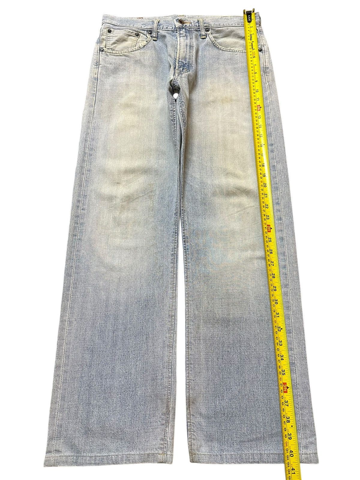 Edwin Vintage Edwin 505zx Light Faded Wash Style Baggy Jeans Size US 32 / EU 48 - 13 Thumbnail