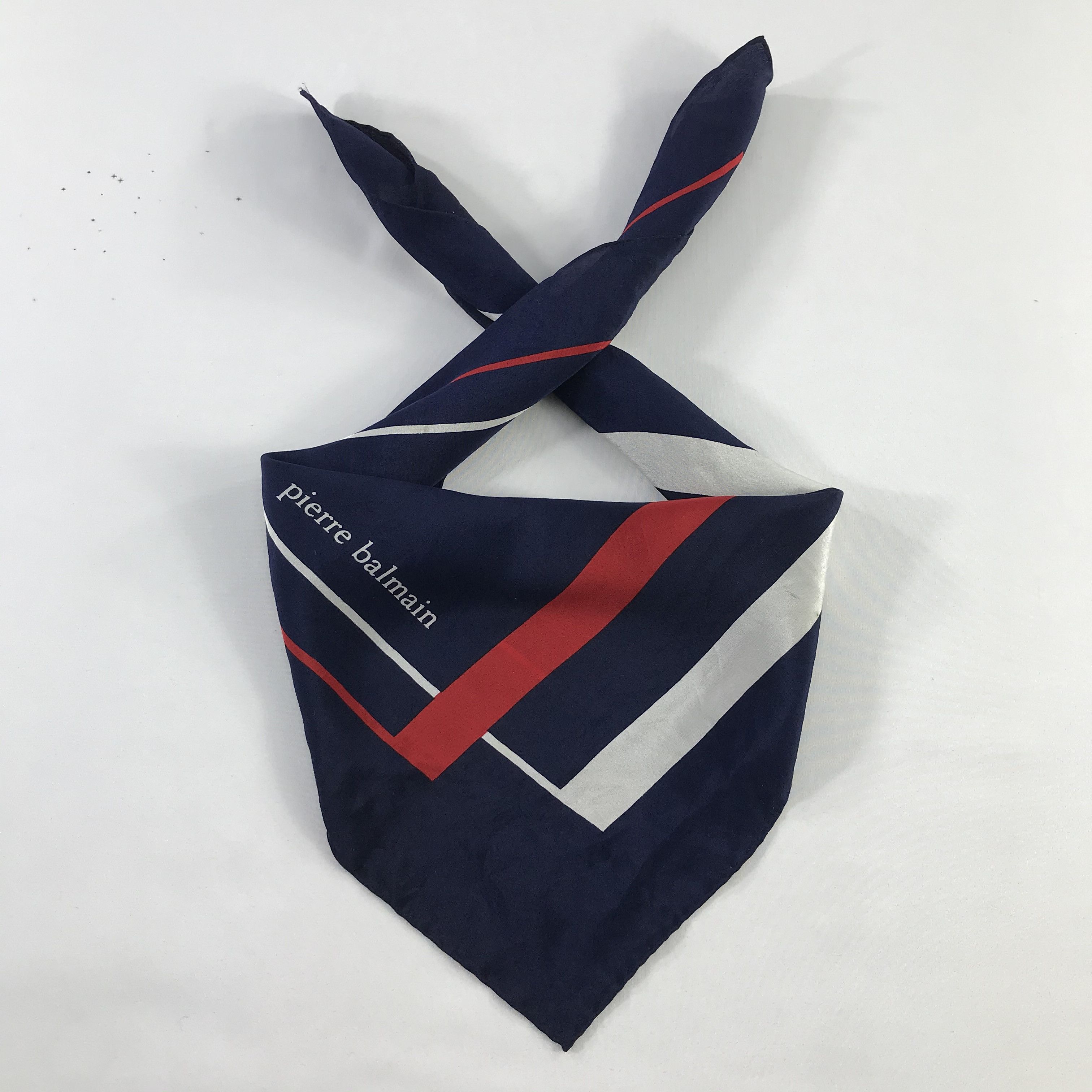 Pierre Balmain × Vintage Pierre Balmain Bandana / Handkerchief / Neckerchief - S556 Size ONE SIZE - 3 Thumbnail