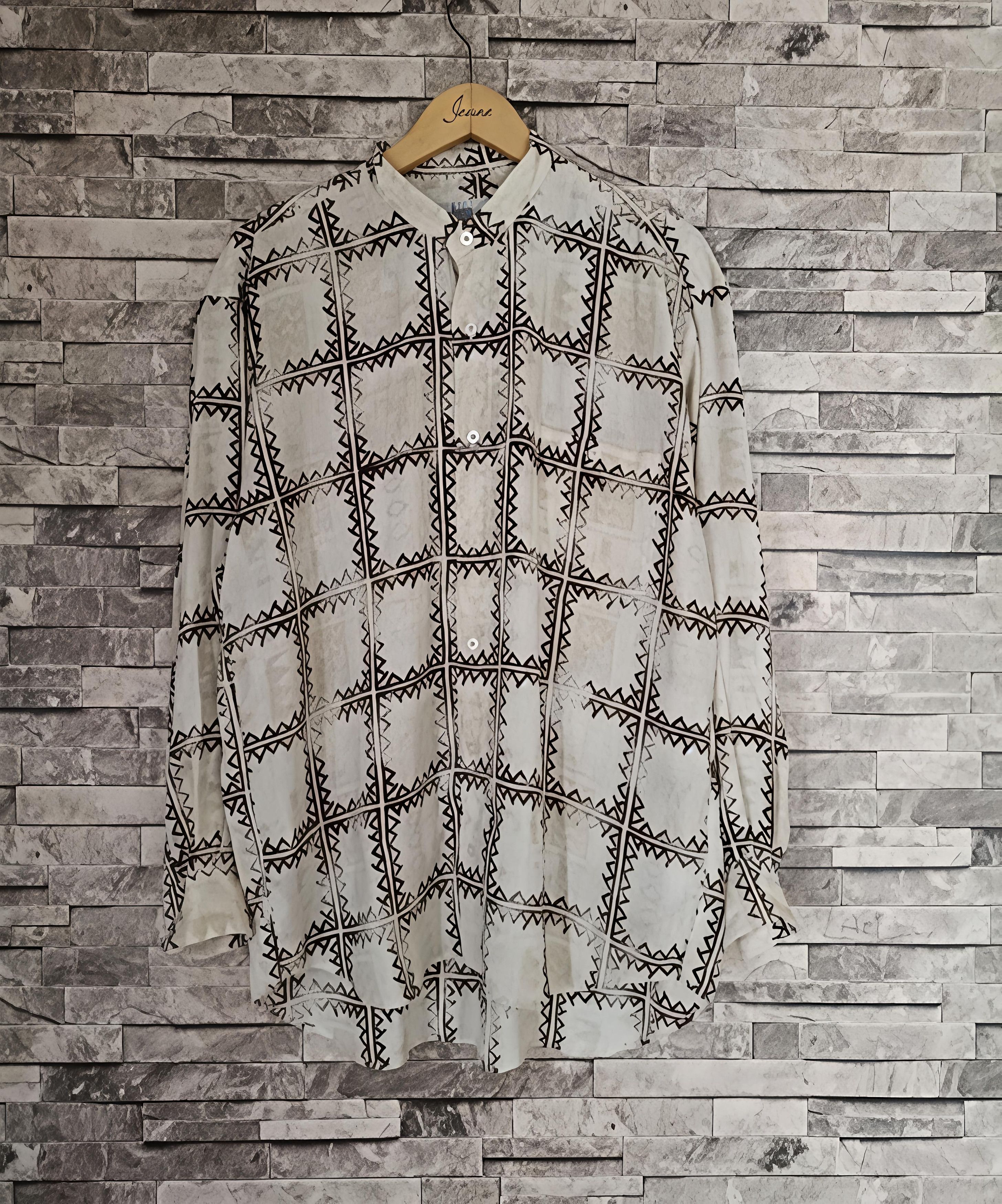 Vintage Vintage modigliani summer shirt Size US L / EU 52-54 / 3 - 1 Thumbnail