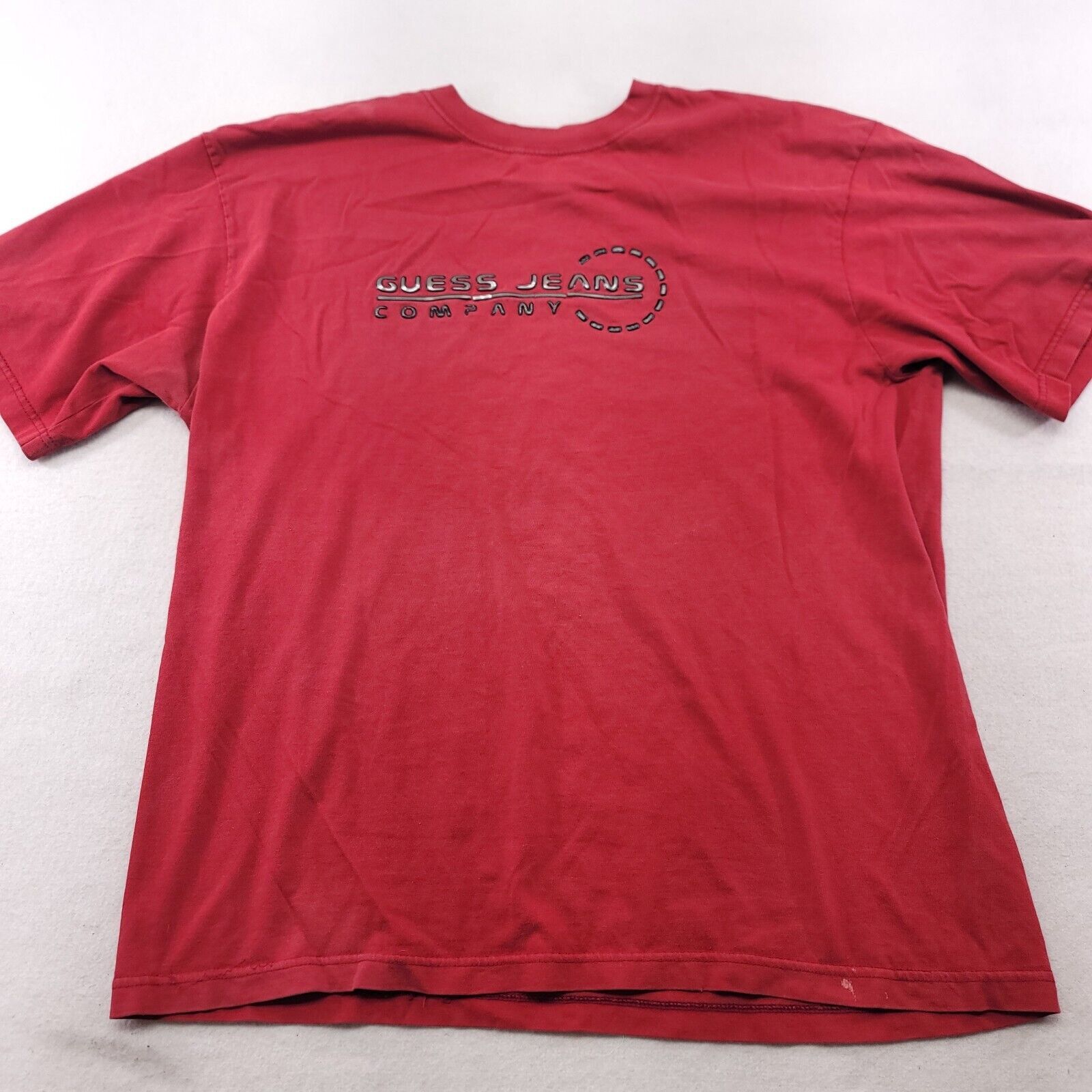 Guess Guess Casual Graphic T Shirt Mens Size Extra Large XL Red Size US XL / EU 56 / 4 - 2 Thumbnail