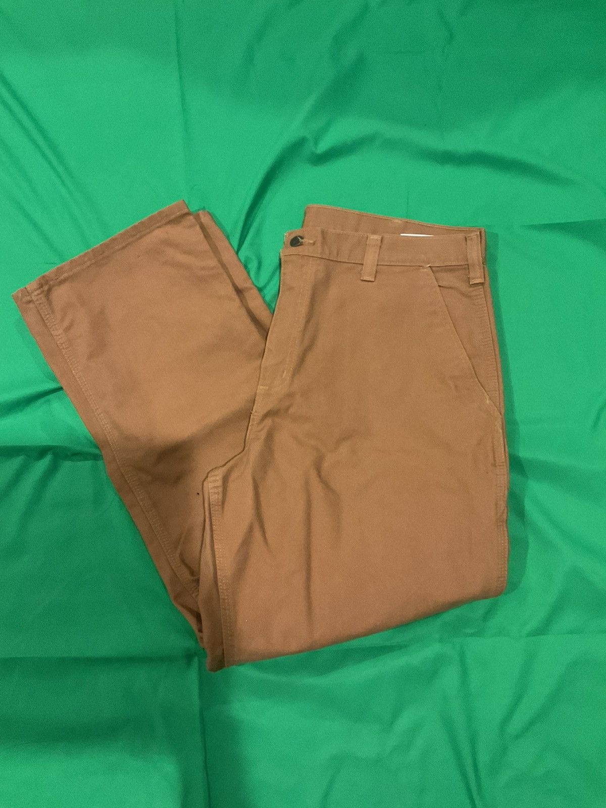 Carhartt × Vintage Vintage Tan Carhartt chino pants Size US 36 / EU 52 - 1 Thumbnail