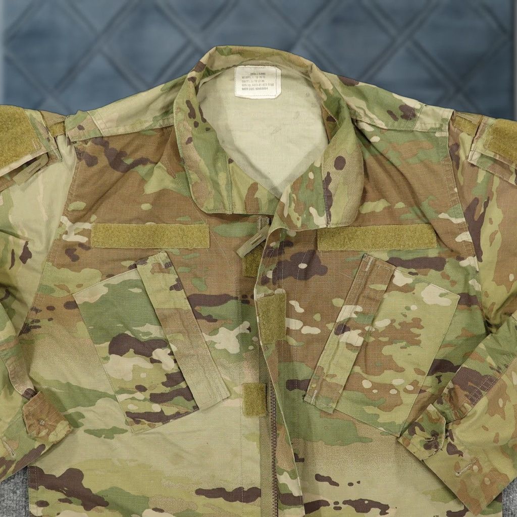 Vintage VINTAGE US Military OCP Multicam ACU Combat Uniform Coat Mens Small Long Tactical Jacket Size US S / EU 44-46 / 1 - 1 Thumbnail