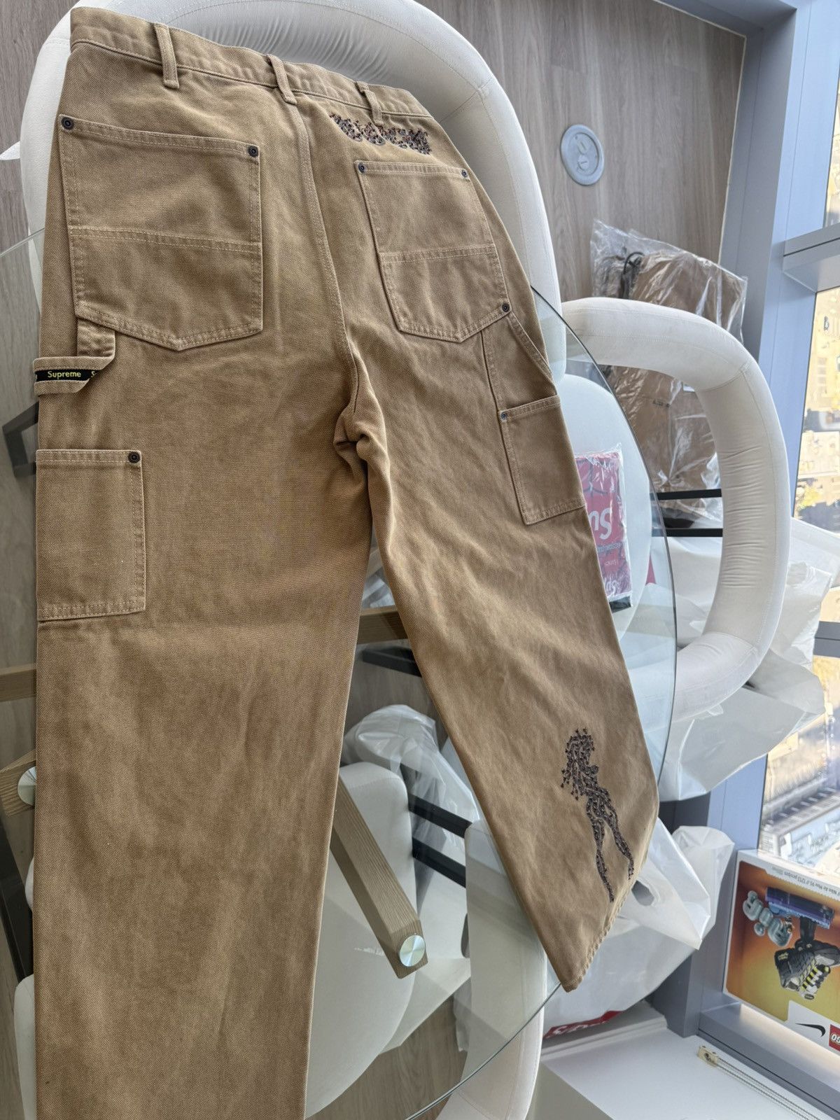 Supreme × The Great China Wall Supreme The Great China Wall Double Knee Painter Pant Size US 30 / EU 46 - 6 Thumbnail
