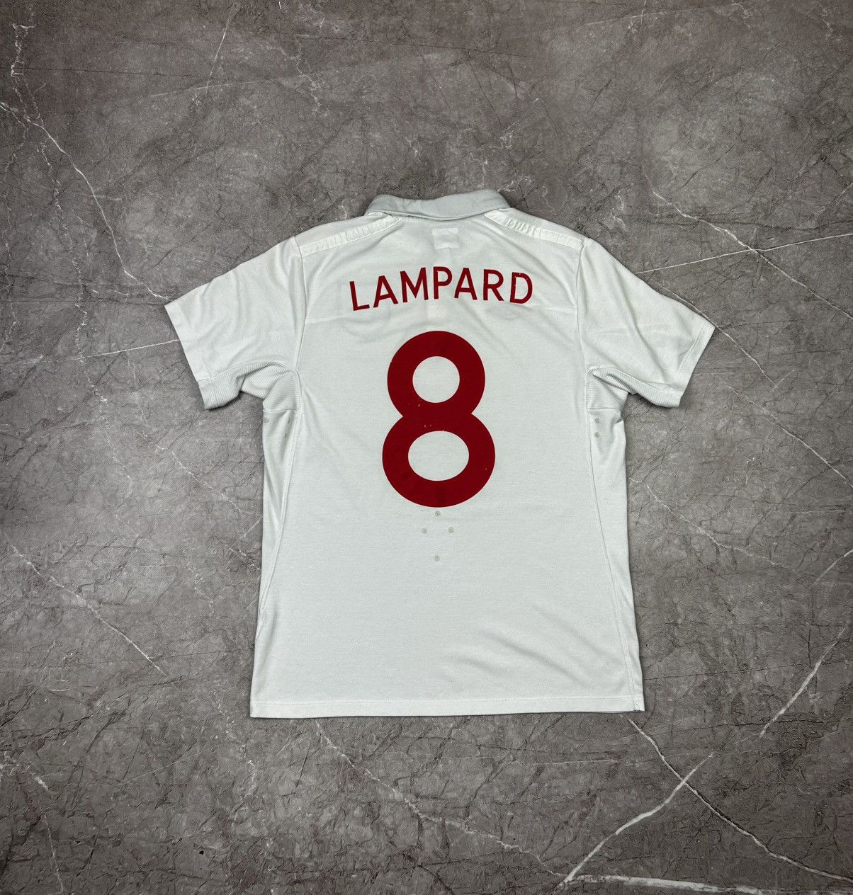 Umbro × Vintage ENGLAND UMBRO 2012 EURO FOOTBALL HOME JERSEY #8 LAMPARD Size US M / EU 48-50 / 2 - 1 Thumbnail