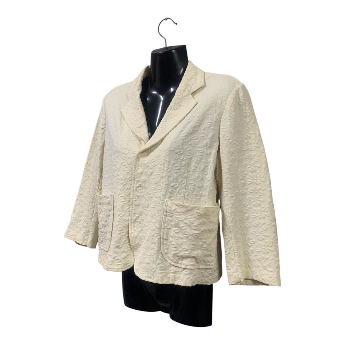 Comme des Garcons AD2008 Embossed Floral Jacket Size ONE SIZE - 3 Thumbnail