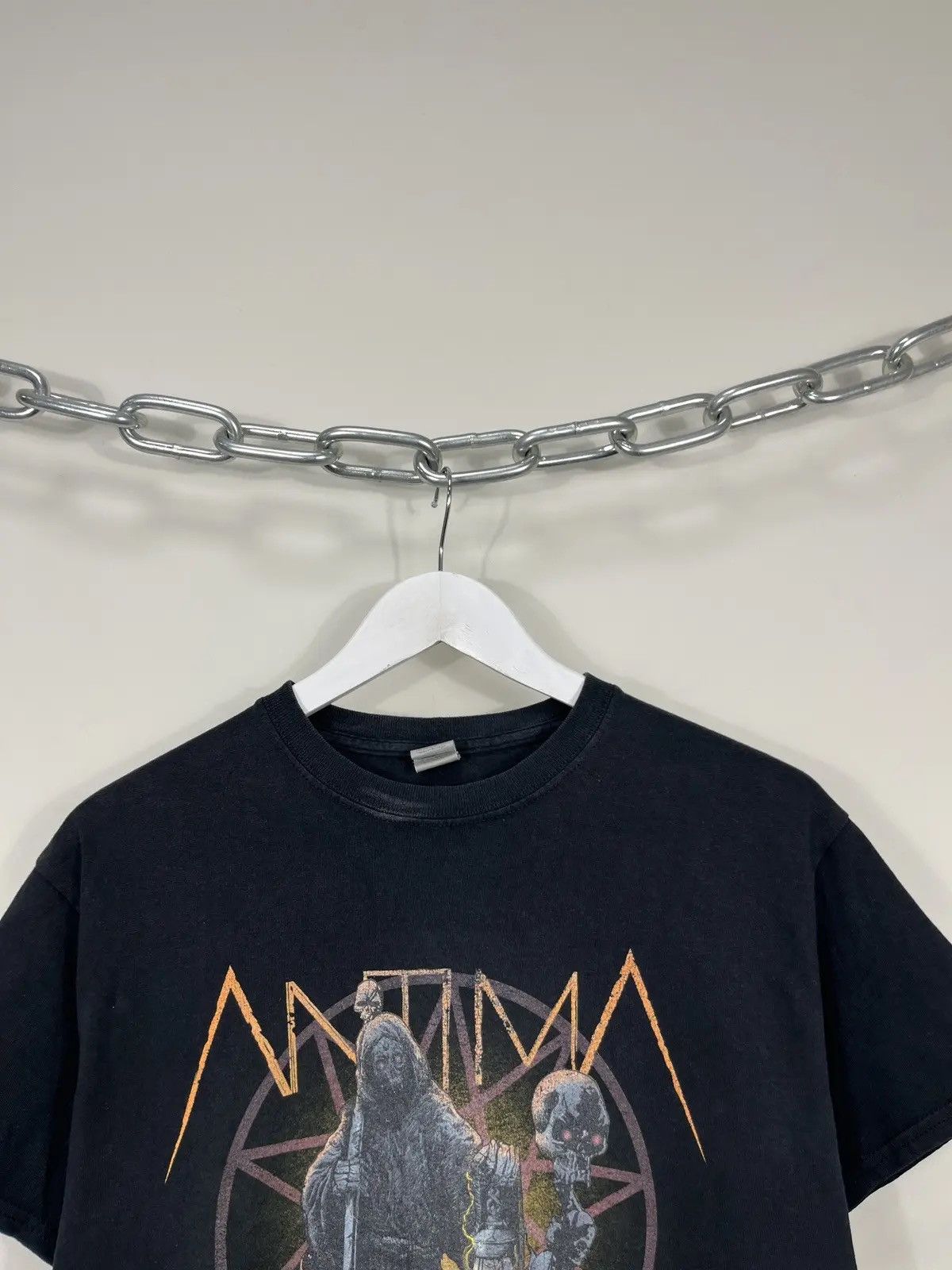 Band Tees × Vintage Vintage Antima Big Graphic Logo Rock Black Band Tee Size US M / EU 48-50 / 2 - 3 Thumbnail