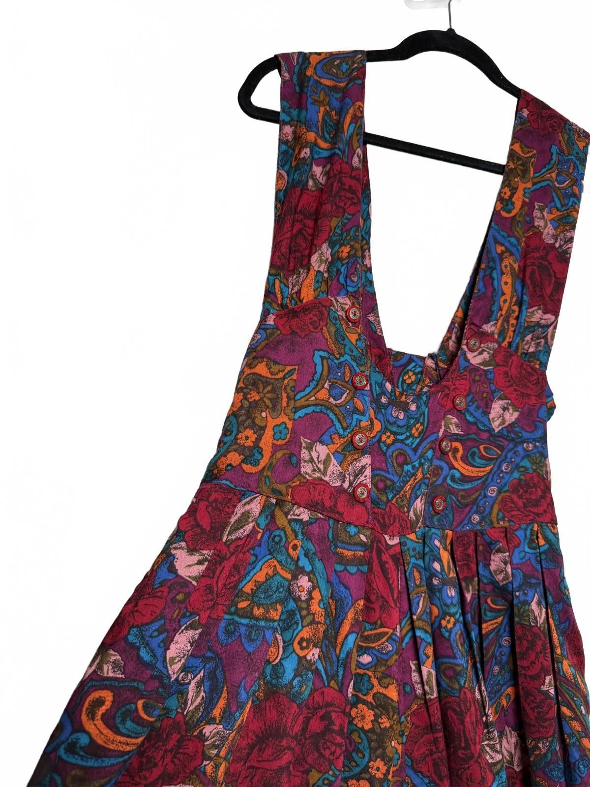 Designer Vintage Paisley Abstract Wide Leg Jumper Size 32" / US 10 / IT 46 - 1 Thumbnail