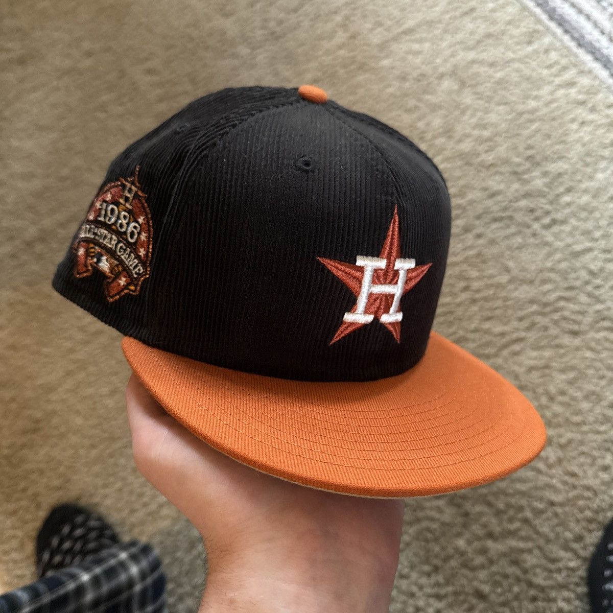 New Era Houston Astros Shoe Palace Exclusive Corduroy 7 5/8 59fifty Size ONE SIZE - 1 Thumbnail